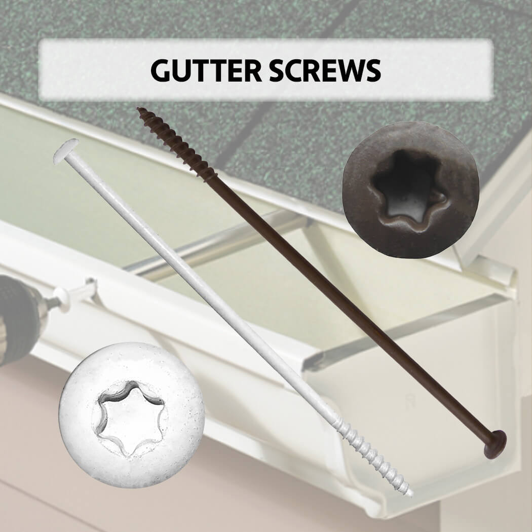 Gutter Screws Ceramic Coated High Performance