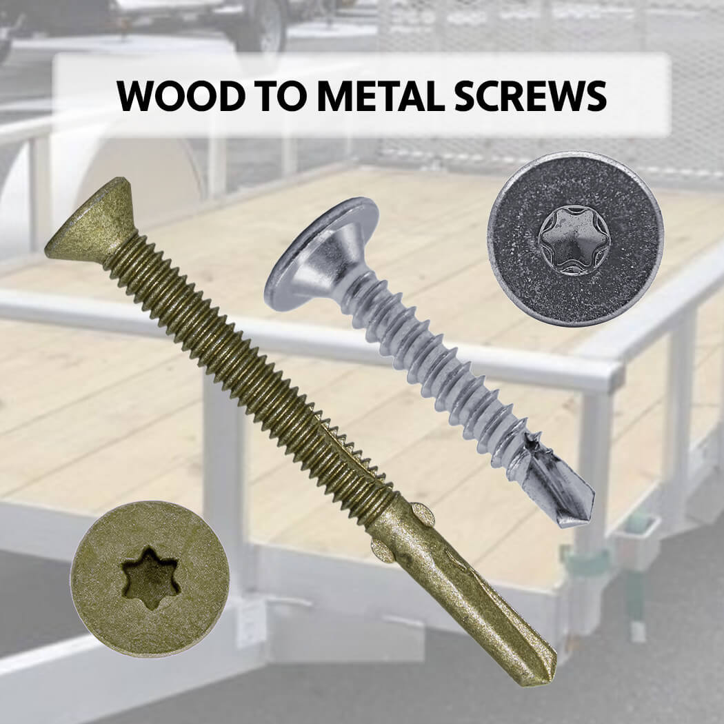 Wood to Metal Wafer Head Self Drilling & Reamer Tek (ACQ)