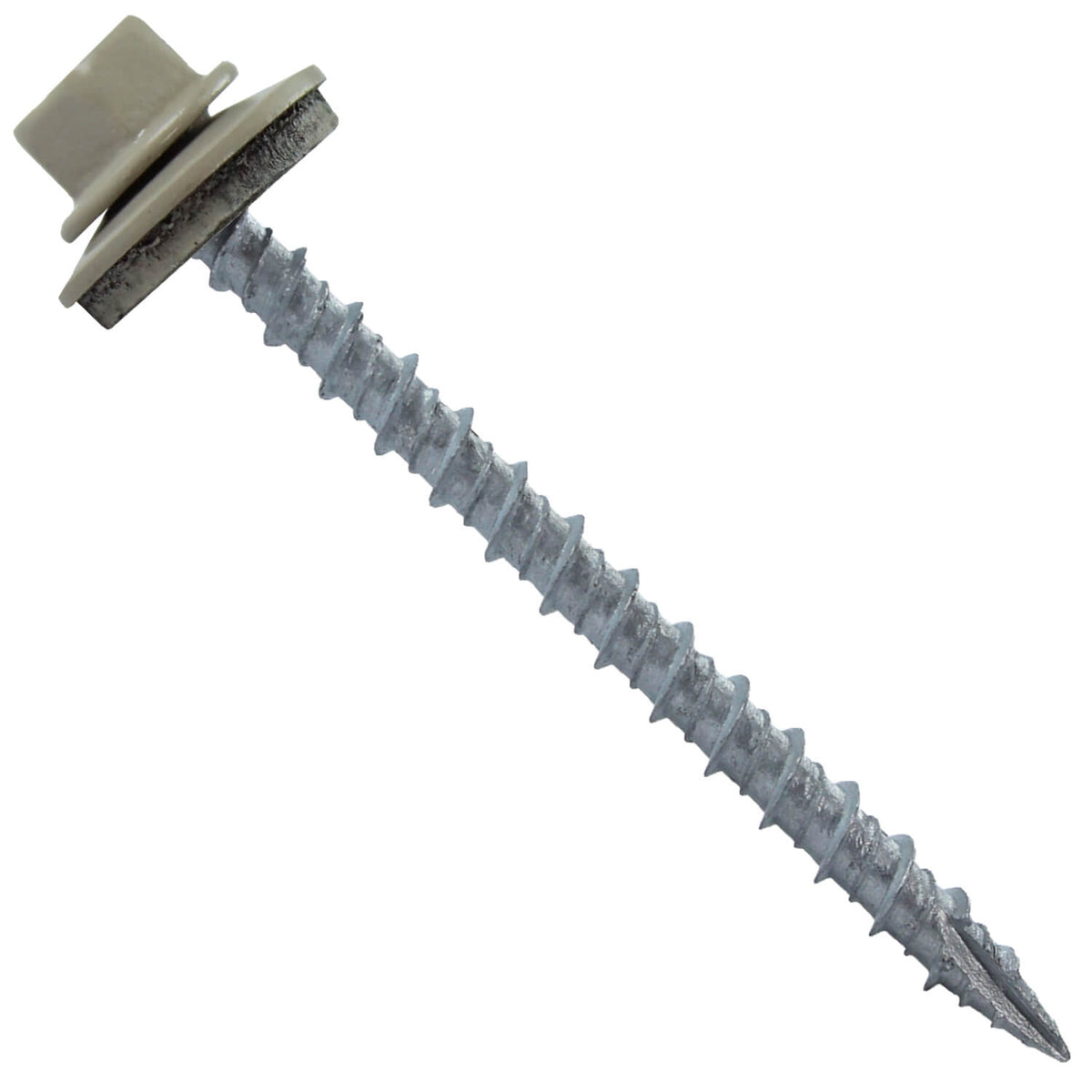10x2-1/2" Metal Roofing Screw - ASH GRAY (CLEARANCE)