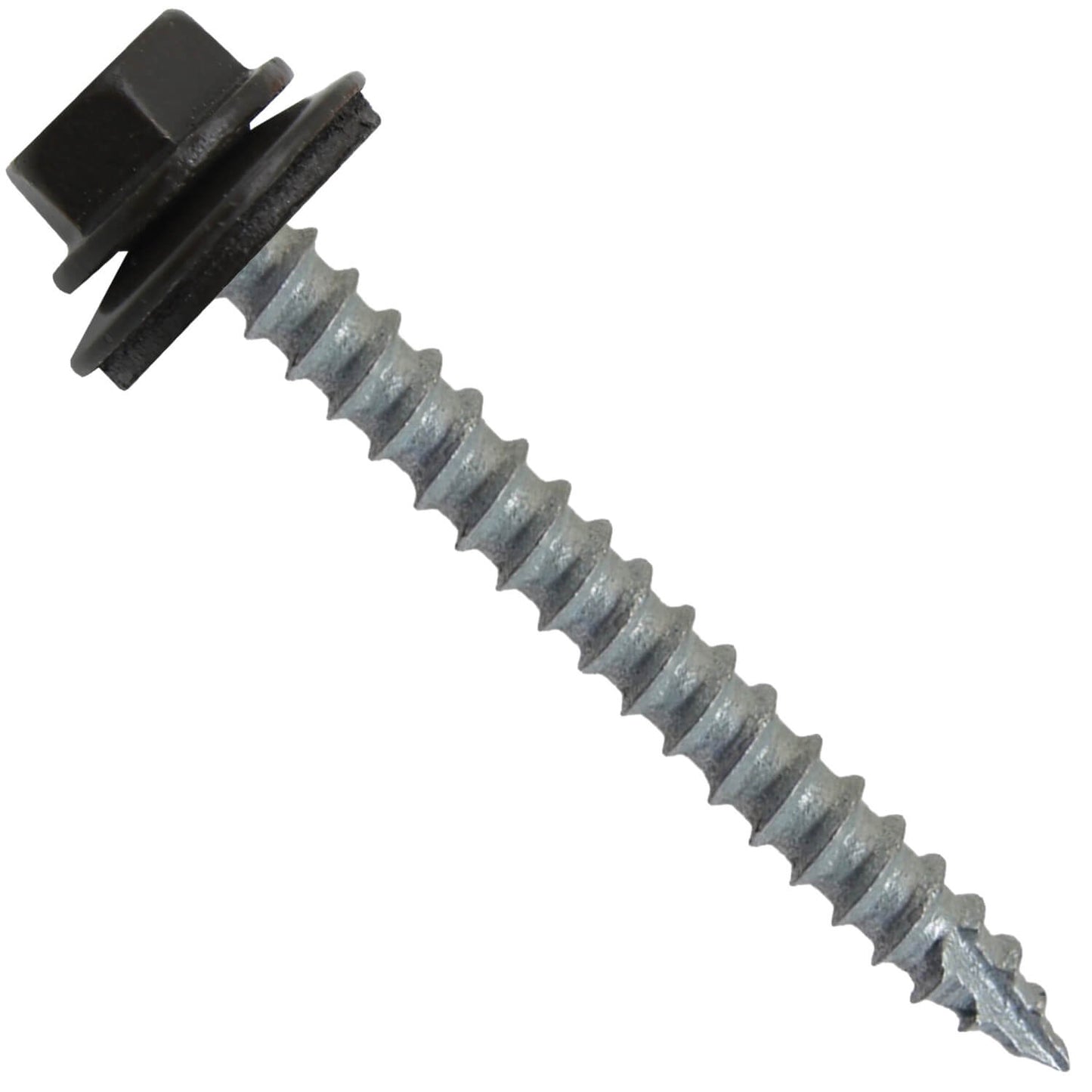 14x2-1/2" Metal Roofing Screw - DARK BRONZE (CLEARANCE)