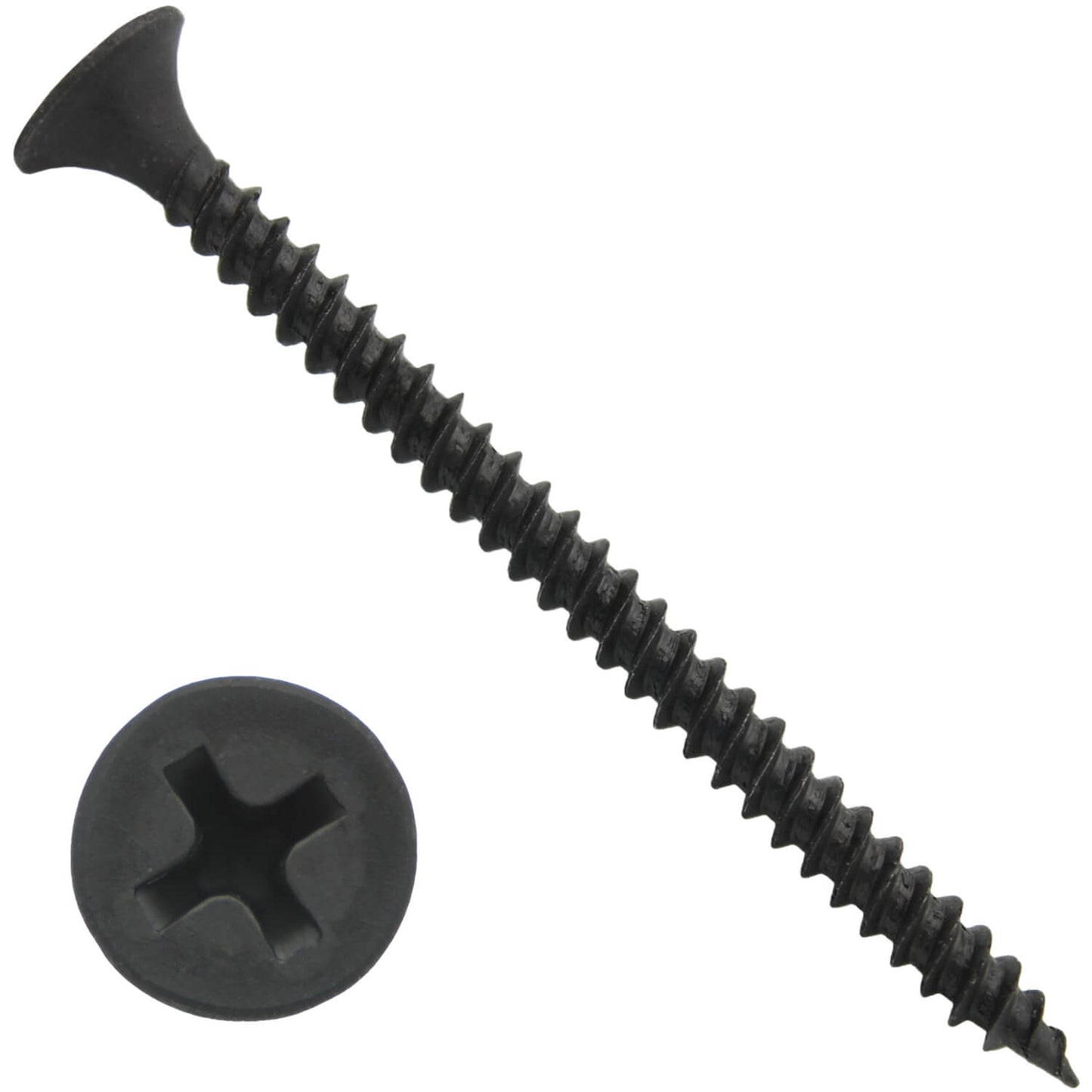 #6x2" Gray Phosphate Fine Thread Drywall Screws - For Metal Studs (Clearance)