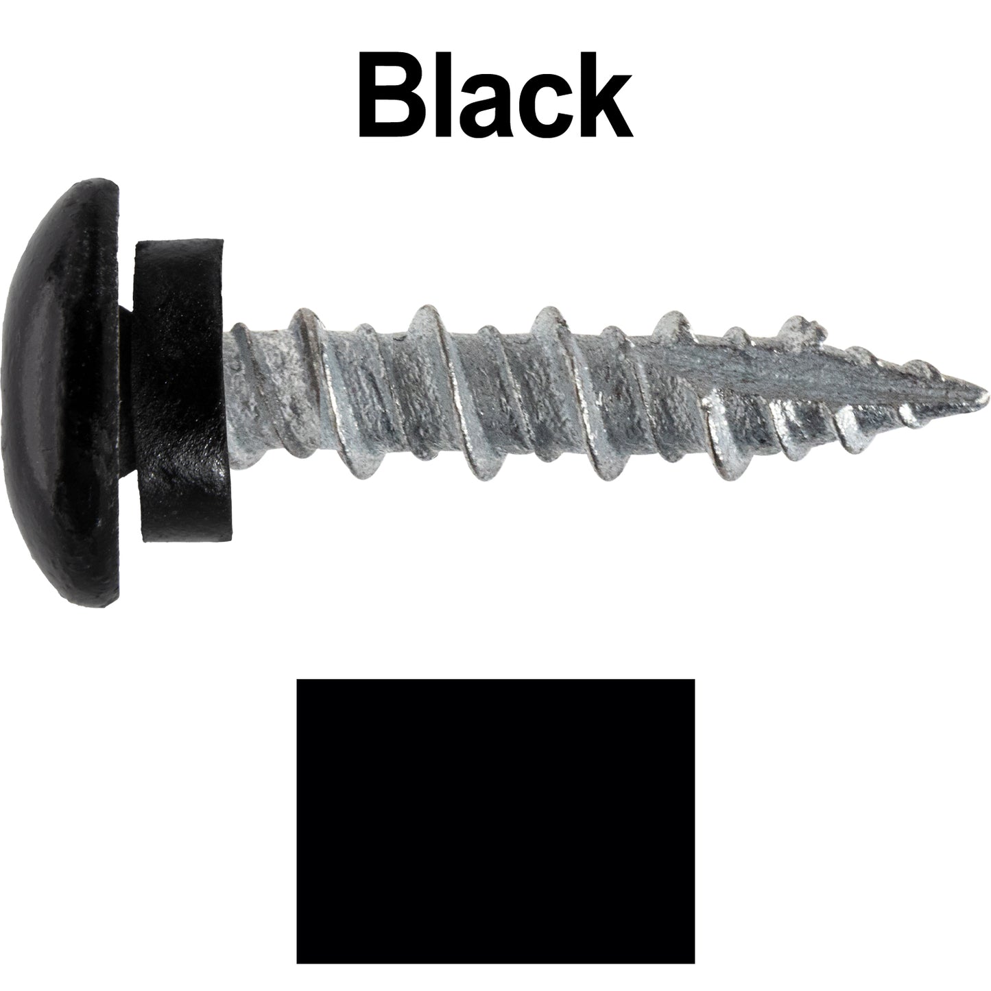 10 X 1" - LOW PROFILE Star Head Roofing Screws - HI-LO Thread - Metal To Wood - T25 Torx Drive Head - EPDM washer.
