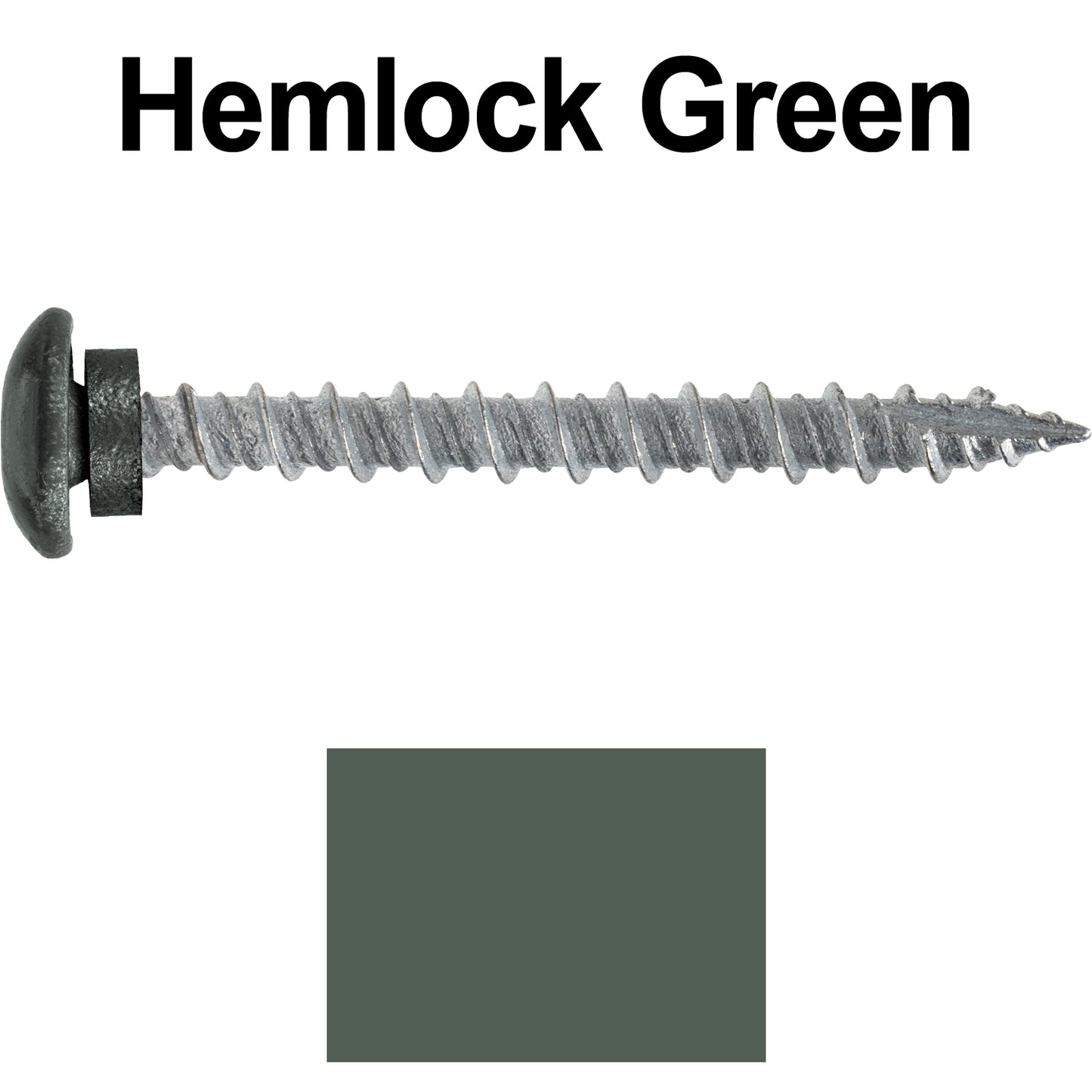 10 x 2" LOW PROFILE Star Head Roofing Screws - HI-LO Thread - Metal To Wood - T25 Torx Drive Head - EPDM washer.