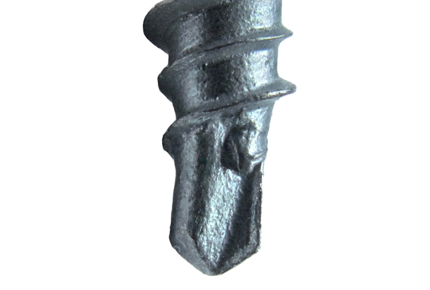 #10 x 3" Mini Driller Sheet Metal Roofing Screw - Hex Washer Head - Self starting metal to wood siding screws. EPDM washer. Colored head.