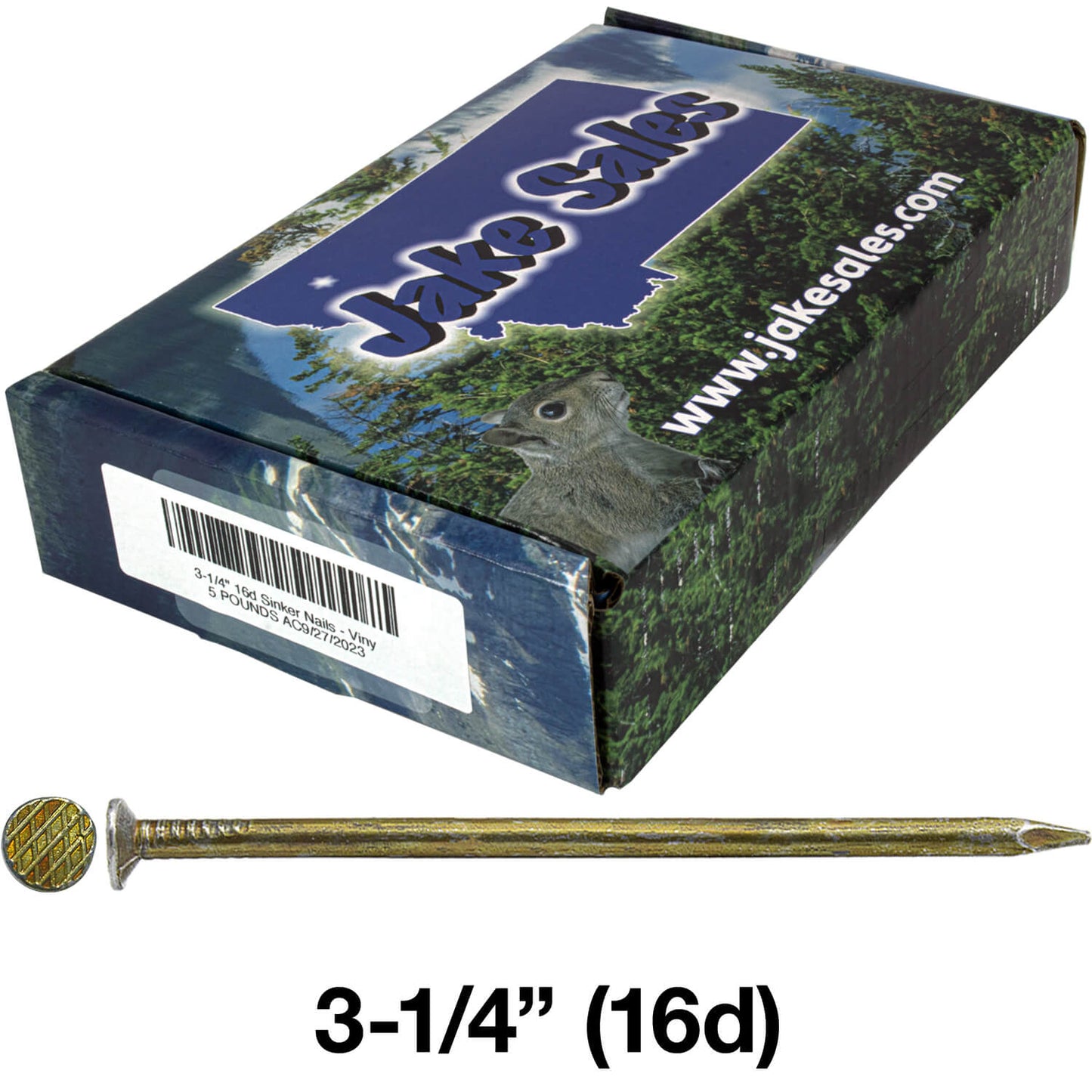 Sinker Framing Nails for General Home construction, remodeling, general carpentry vinyl coated nails. Used for interior framing and structural fastening