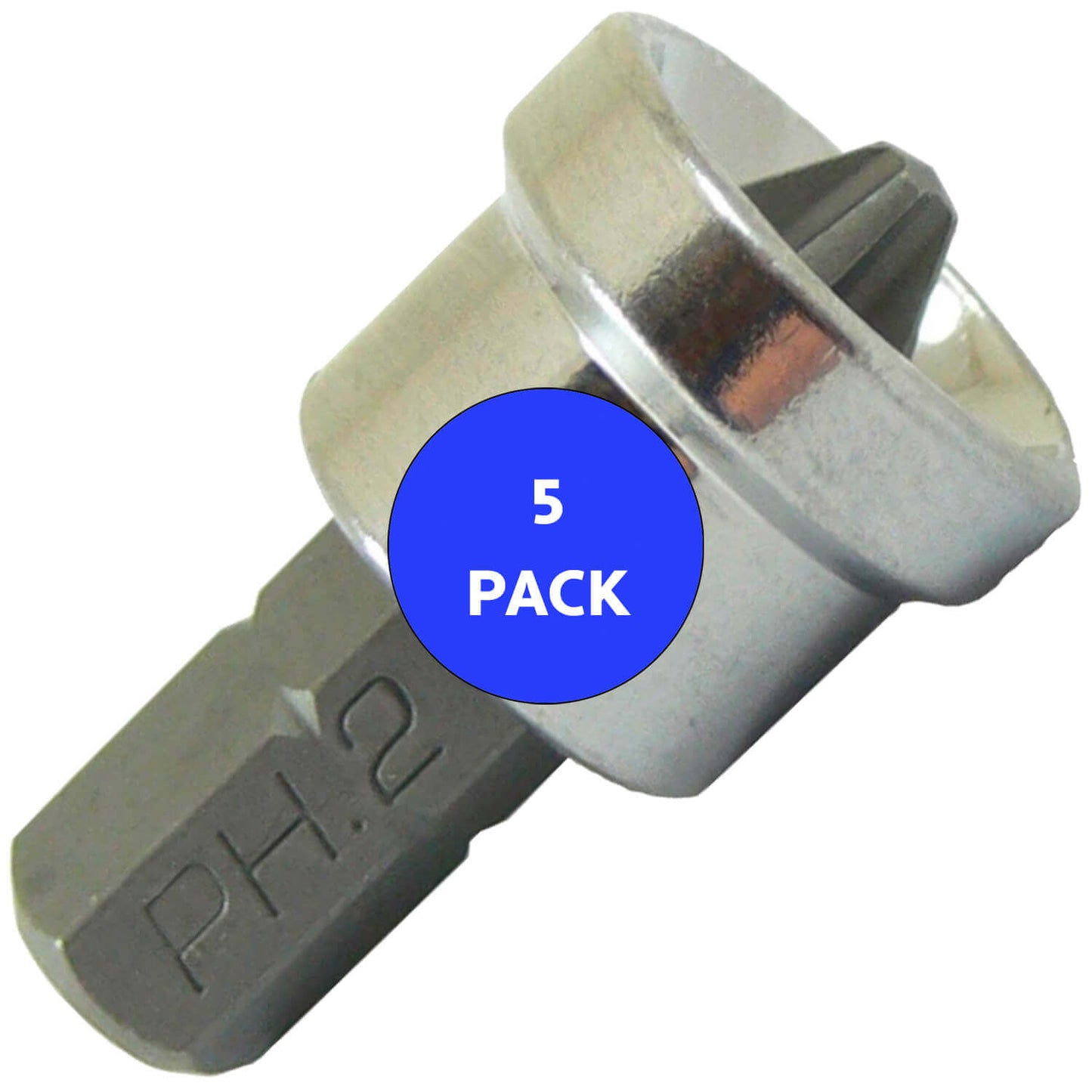 Phillips Driver Bits - with 1/4" Quick Change Shank