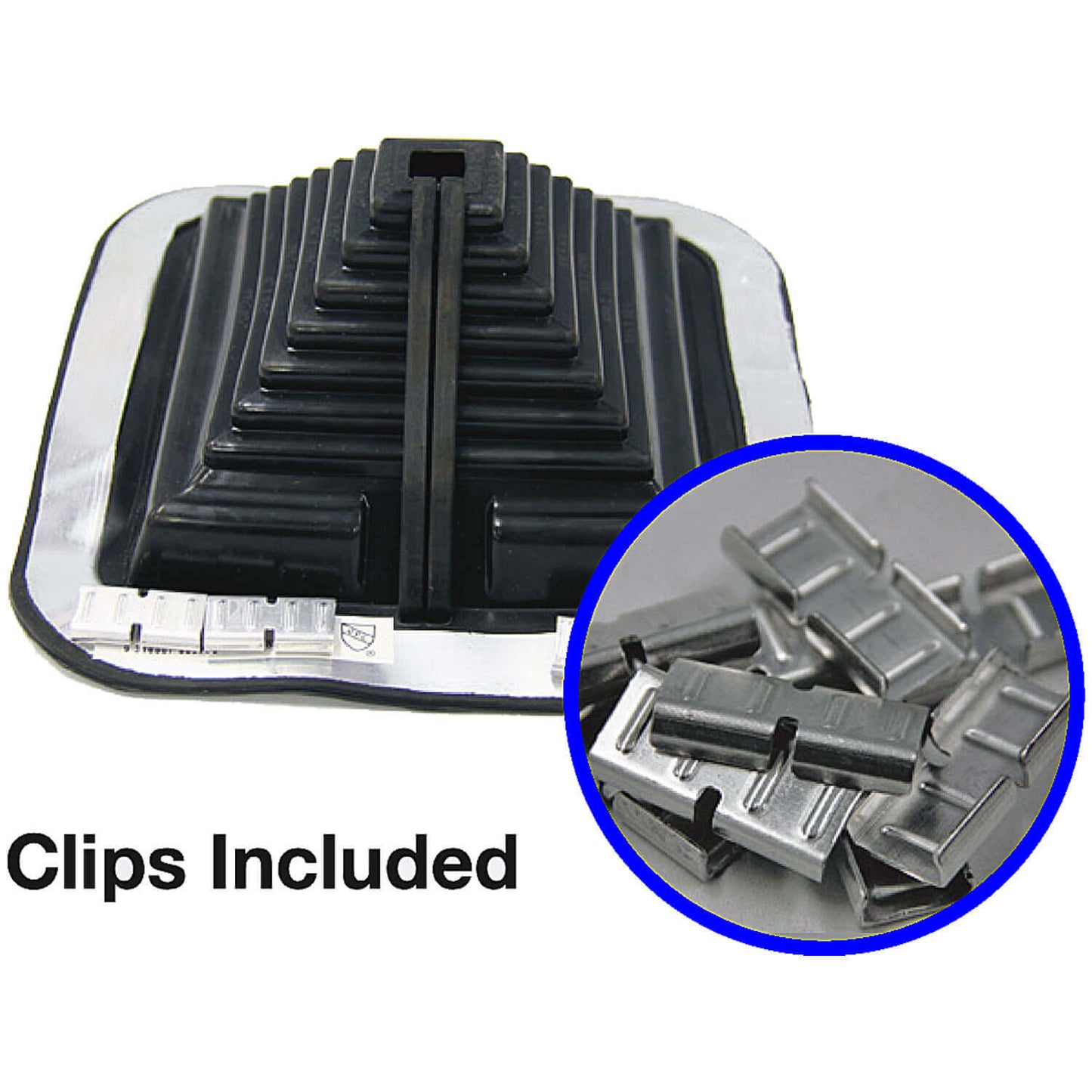 DCS103BC Black Square Pipe, Square Base Combo Pipe Flashing