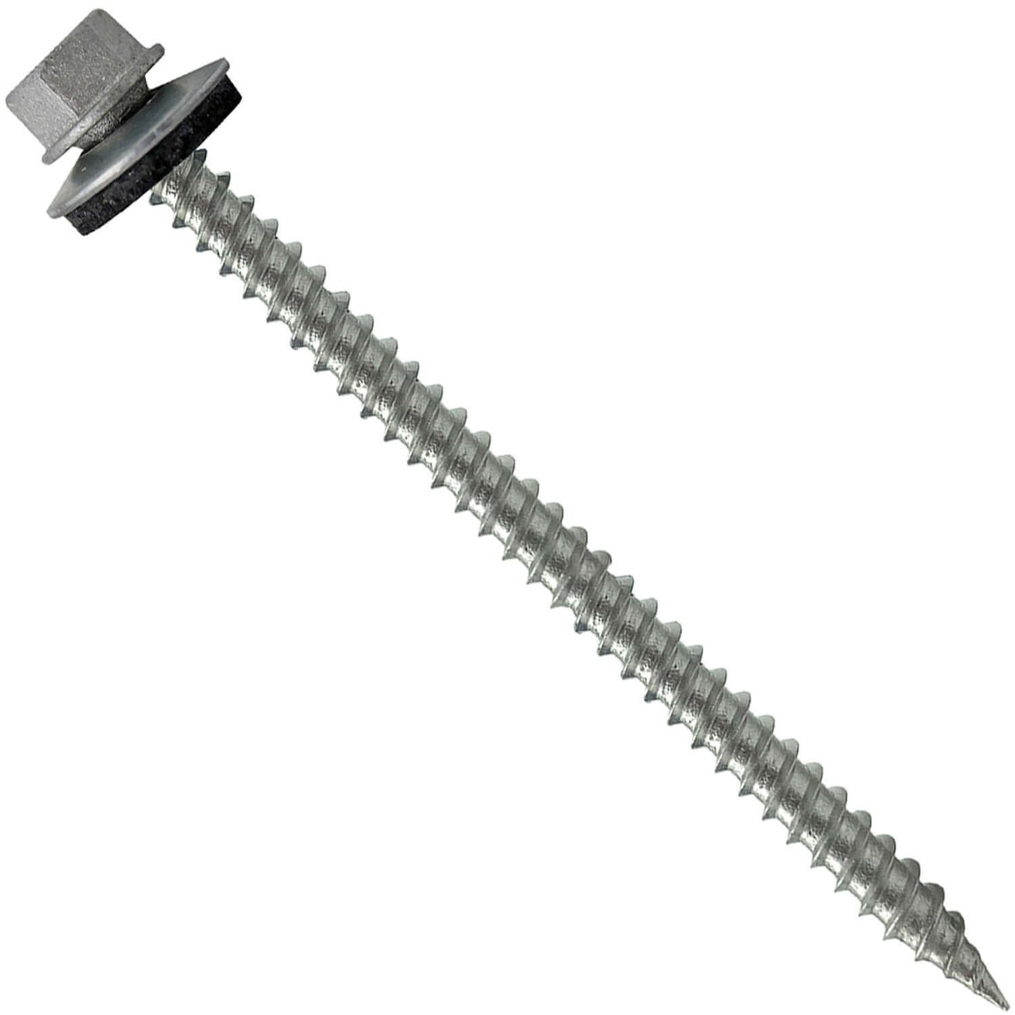 #9 x 3" Stainless Steel Metal Roofing Screws - Hex Washer Head - Self starting/self tapping - EPDM washer. Colored head.