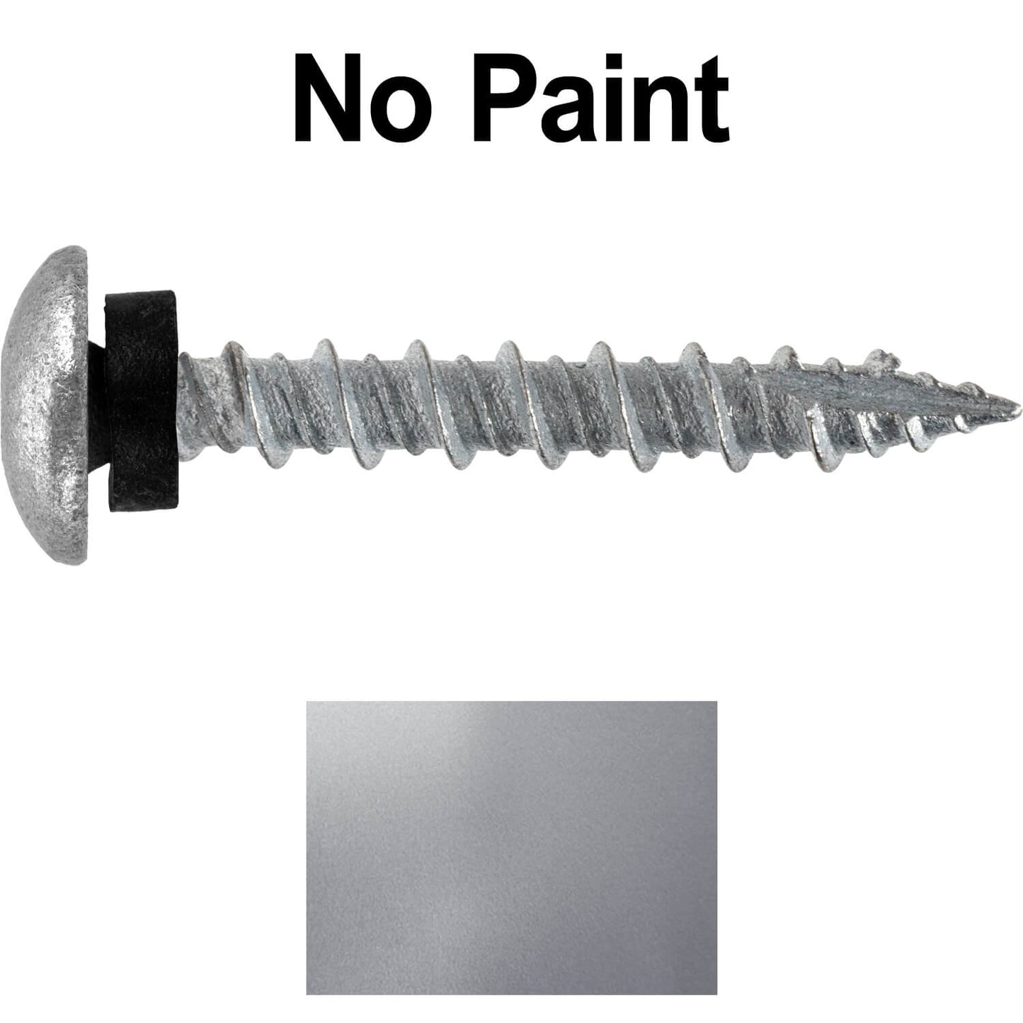 10 x 1-1/2” LOW PROFILE Star Head Roofing Screws - HI-LO Thread - Metal To Wood - T25 Torx Drive Head - EPDM washer