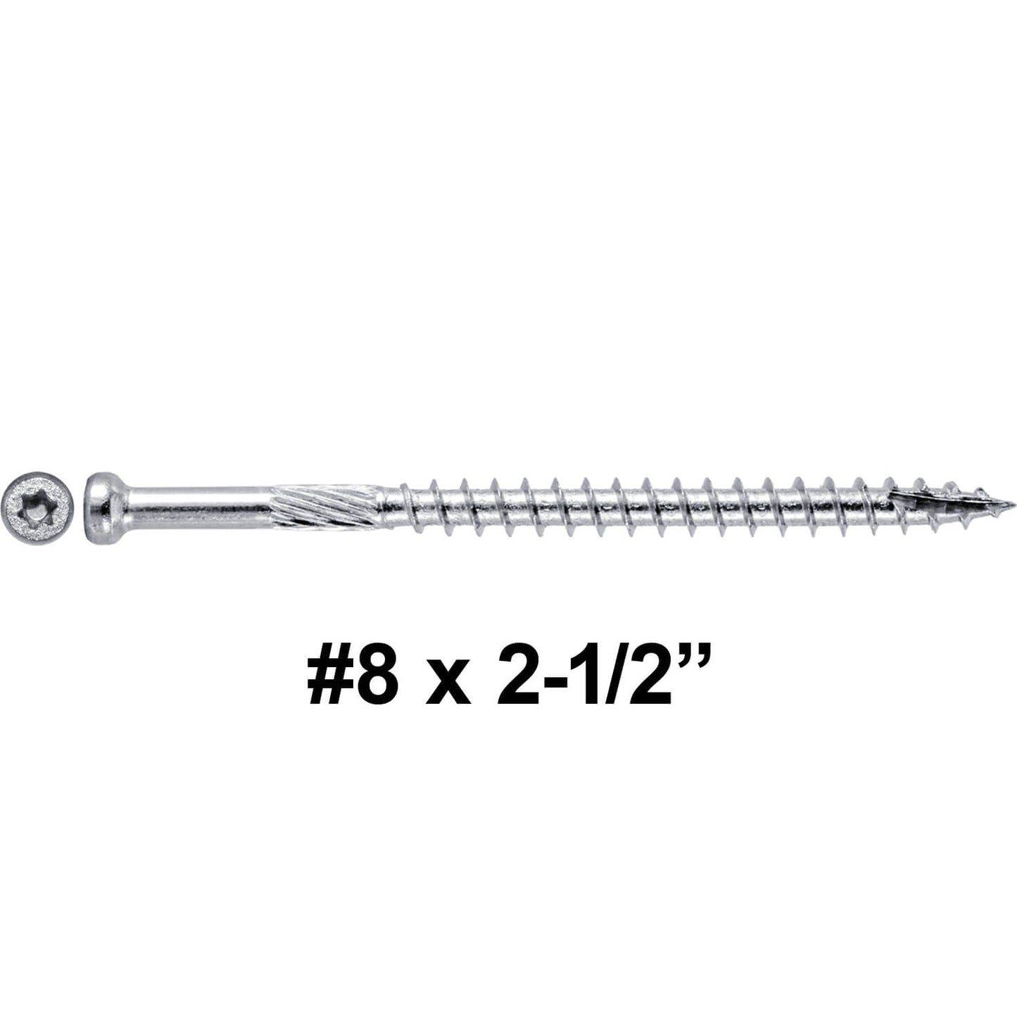 Finish Head Stainless Steel Wood Screw - Marine Grade 316 Stainless Steel for Exterior and Interior Use
