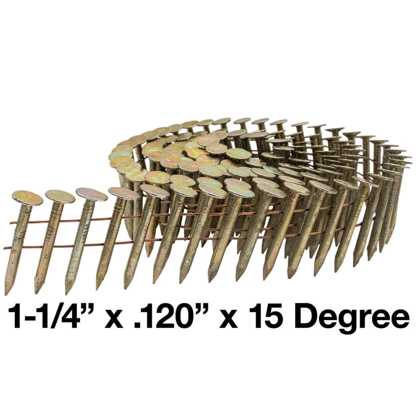 15 Degree Wire Weld Coil - Collated - Roofing, Siding and Fencing Nails