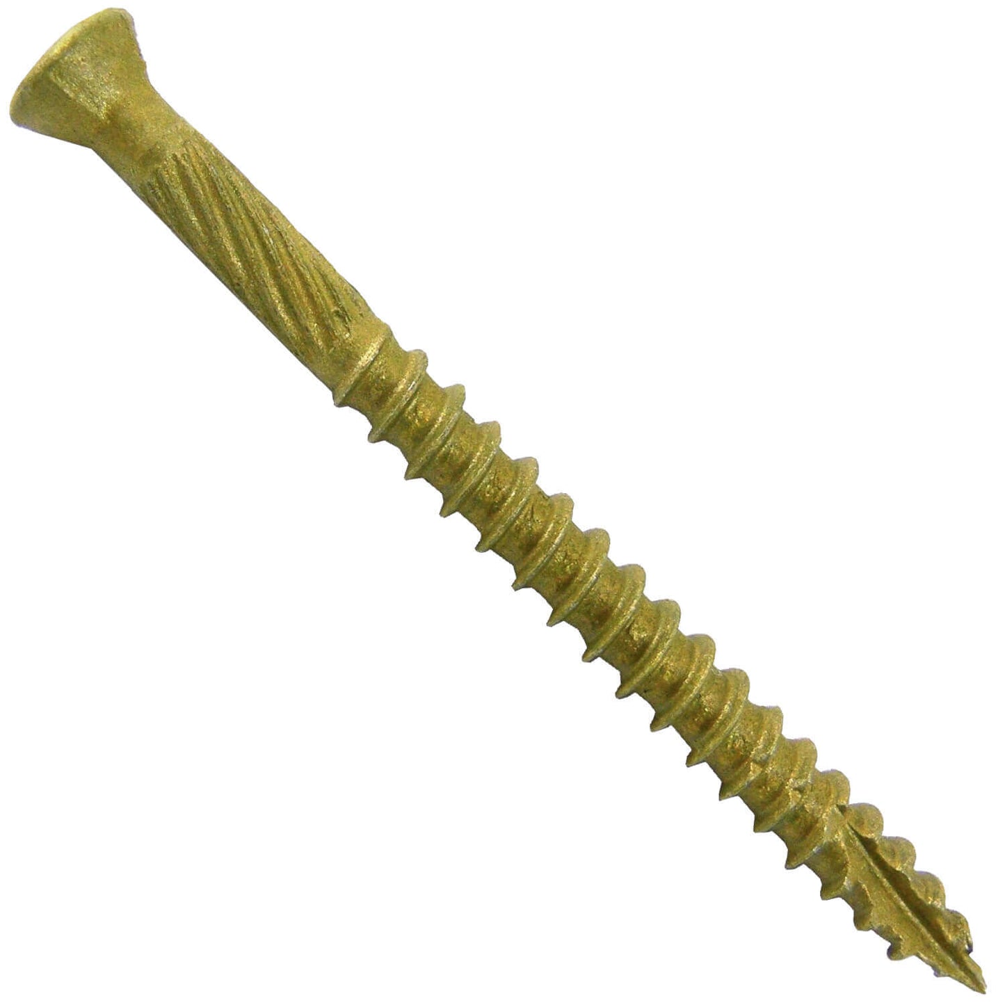 #9 Bronze Star Trim Head Wood Screw Torx/Star Drive Head - Multipurpose Exterior Coated Torx/Star Drive Wood Screws