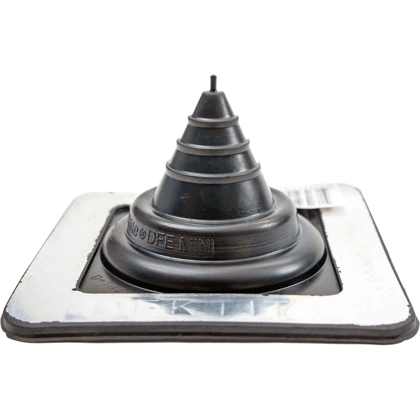 DEKTITE SQUARE BLACK EPDM Flexible Pipe Flashing, Roof Jack, Pipe Boot Flashing Dektite
