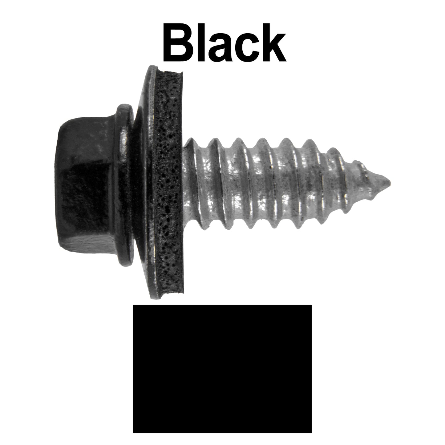 17 x 3/4" Metal Roofing Screws - Metal Panel to Metal Purlins and Recovery Screws - Hex Washer Head - EPDM washer.