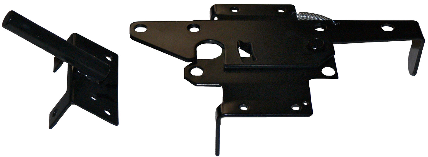 Vinyl Gate Latch for Vinyl, Wood, PVC etc Fencing. Fence Gate Latch w/Mounting Hardware - Gate Latches have a 90 Degree Bracket Resulting in a Positive Latch to Gate Connection