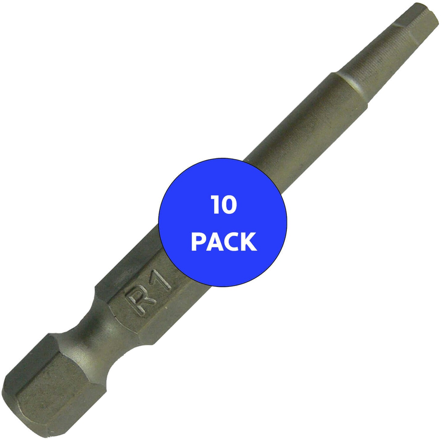 SQUARE BIT DRIVERS: 2 inch - #1, #2, #3 Robertson (R1/R2) - Quick-Change Shank