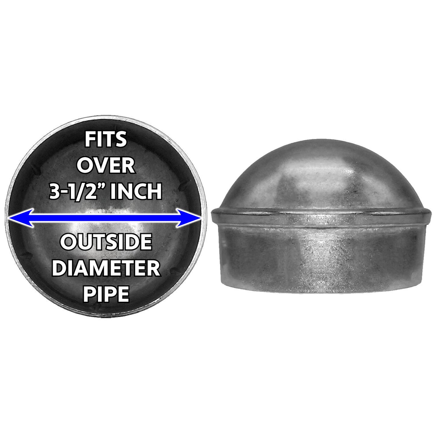 Aluminum Chain Link Fence Post Caps