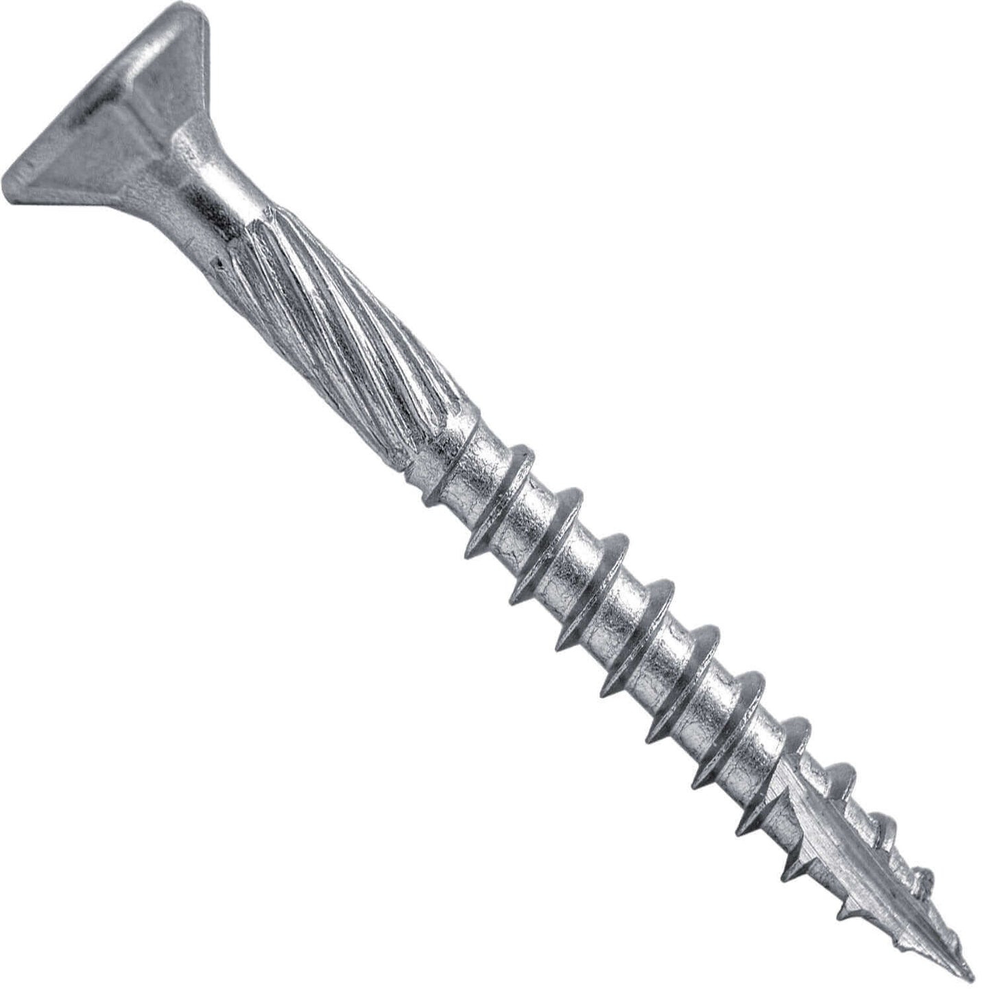 #9 Silver Star Stainless Steel Wood Screw Torx/Star Drive Head - Grade 300 Series Stainless Steel Torx/Star Drive Wood Screws