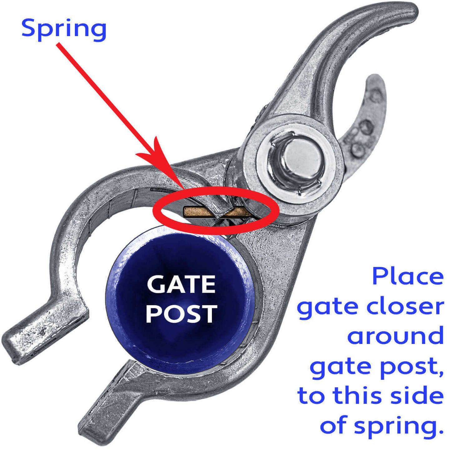 Durable Chain Link Spring Loaded Gate Closer