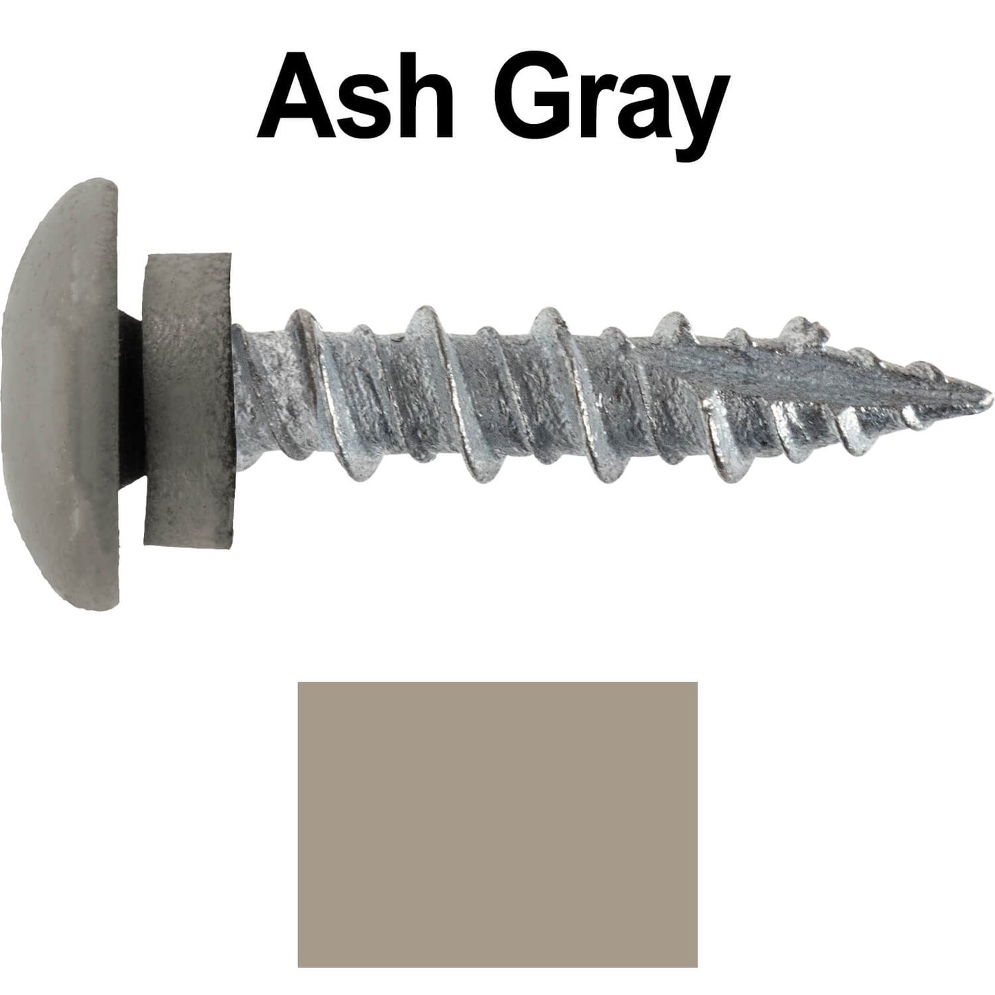 10 X 1" - LOW PROFILE Star Head Roofing Screws - HI-LO Thread - Metal To Wood - T25 Torx Drive Head - EPDM washer.