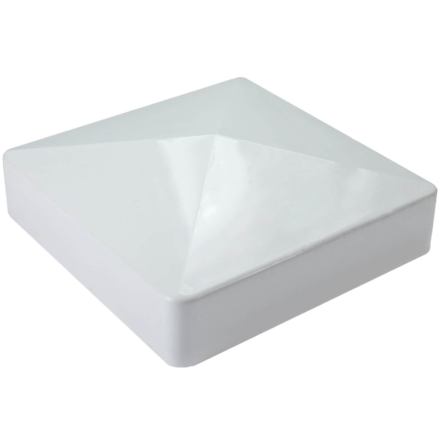 White Vinyl Post Caps – For 4" & 5" Vinyl Fence Posts