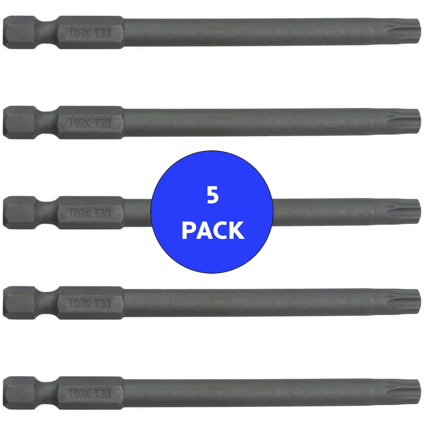 T30 (T-30) Torx/Star Driver Bit - Color Coded T30 Torx/Star Drive Bit for Screws and Fasteners Requiring T30 (T-30) Size Bits