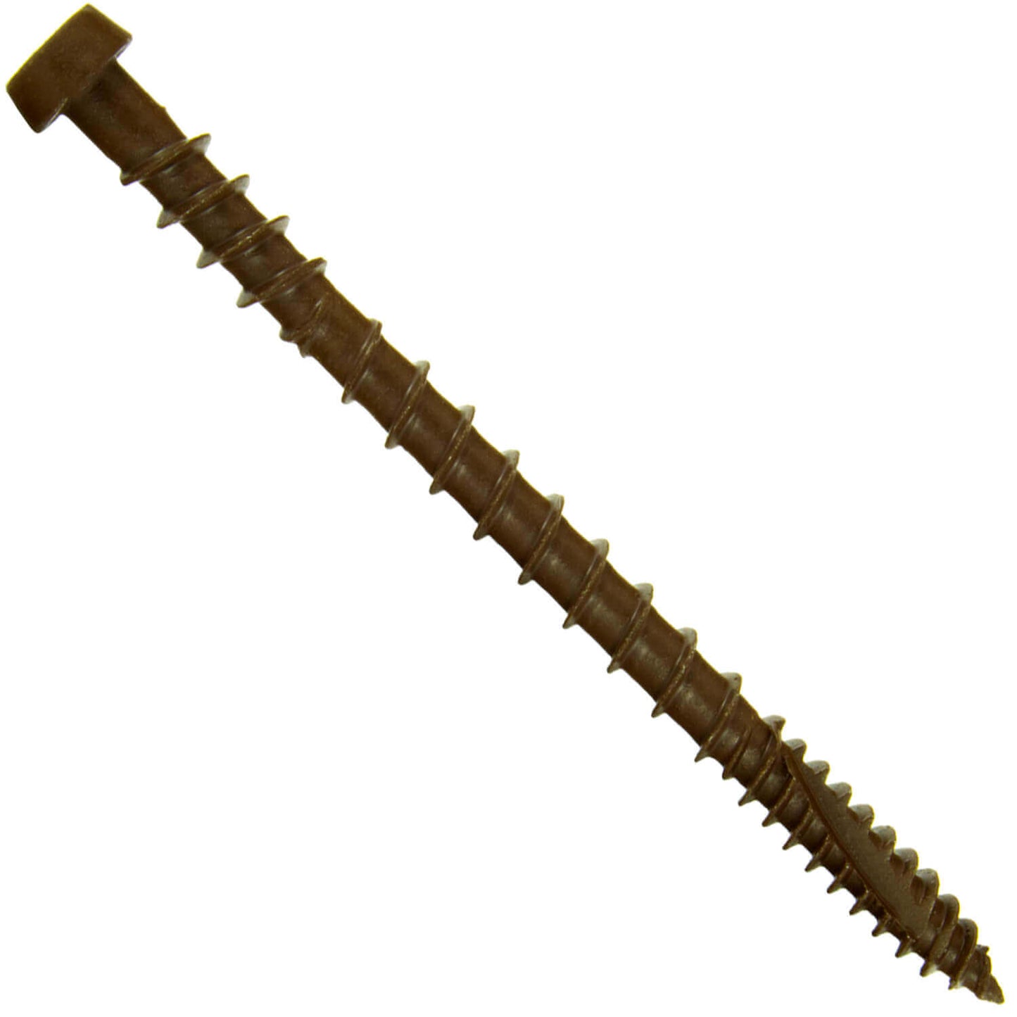 #10 x 2-3/4" Colored Composite Decking Wood Screws with Torx/Star Drive Head (T20 Bit), Exterior Coated, Compatible with Pressure Treated and ACQ Lumber