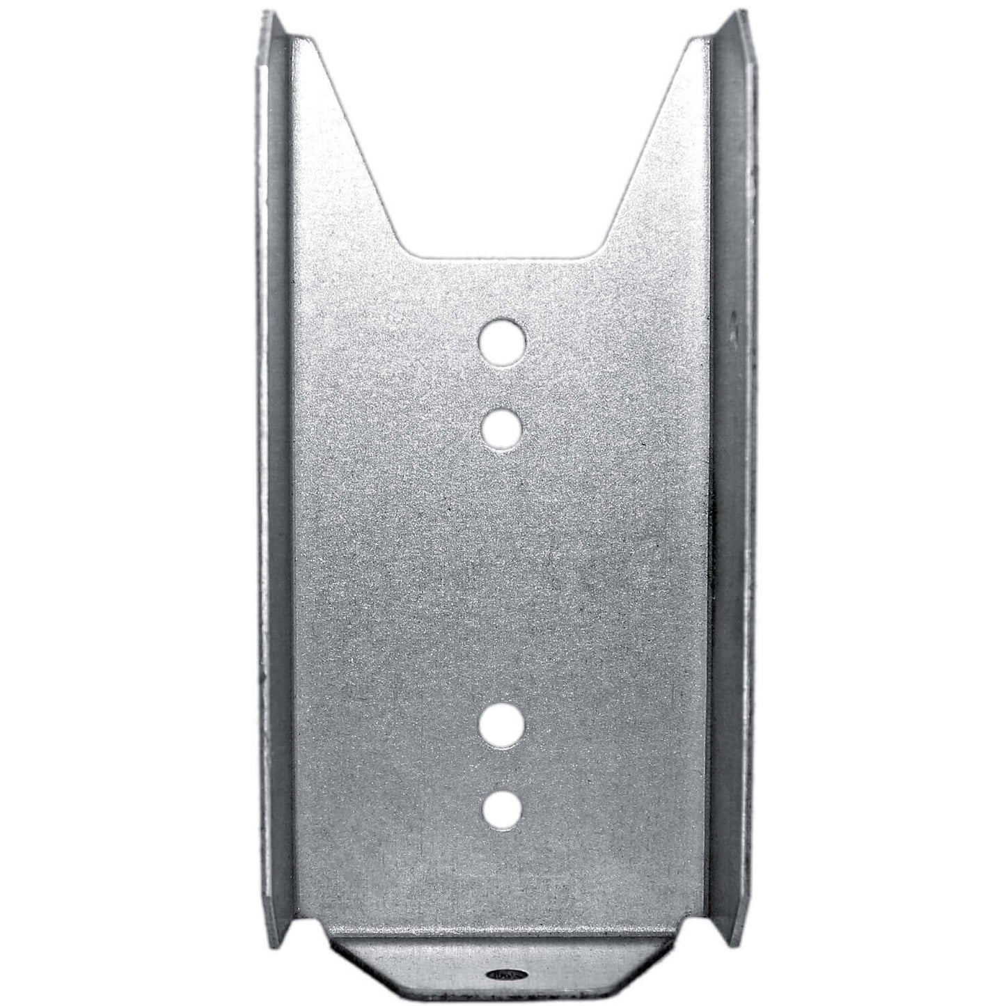 Wood Fence Rail Bracket For 2x4 Dimensional Lumber. Galvanized Steel to Resist Rusting