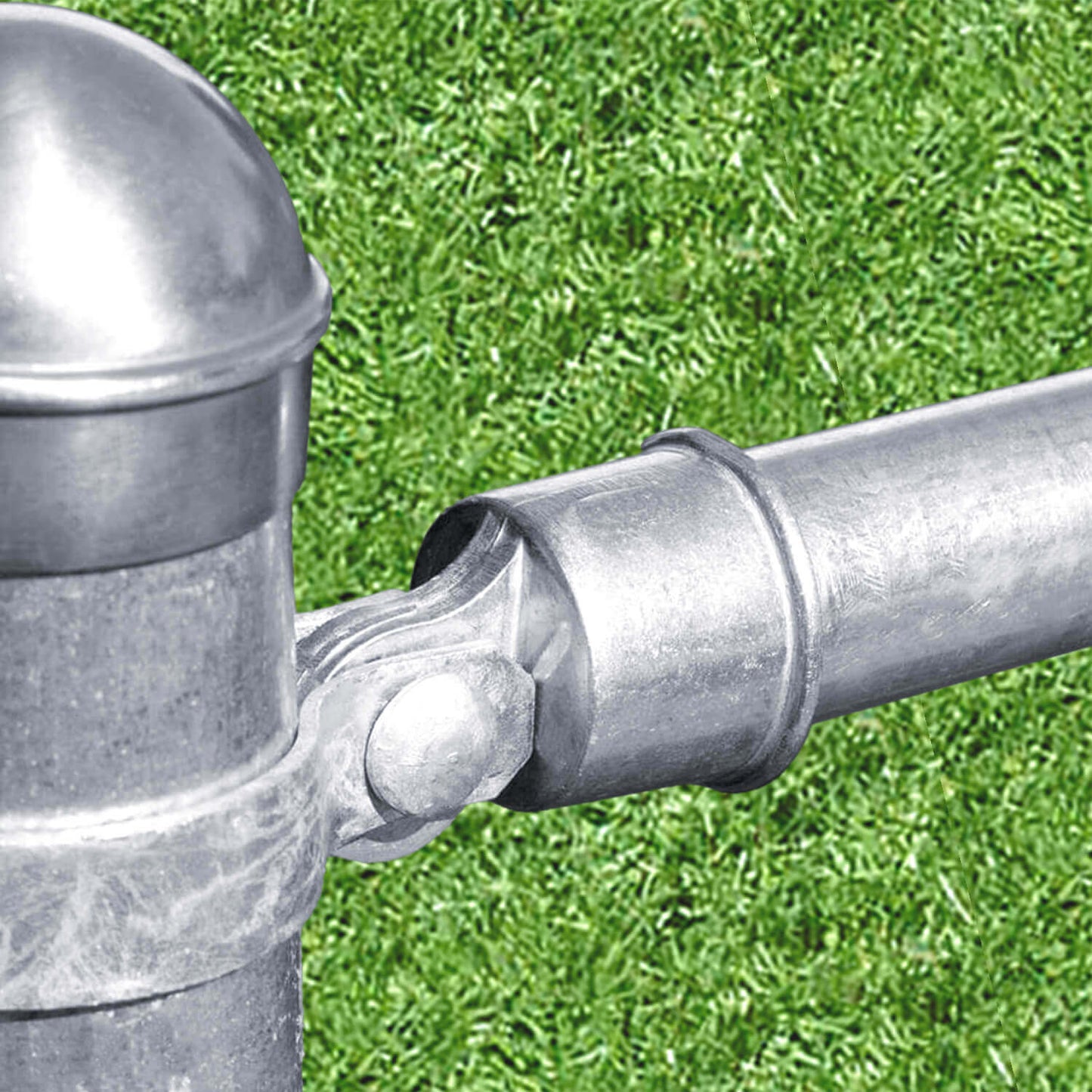 Top Rail Ends for Chain Link Fence - Galvanized Pressed Steel Chain Link Rail End