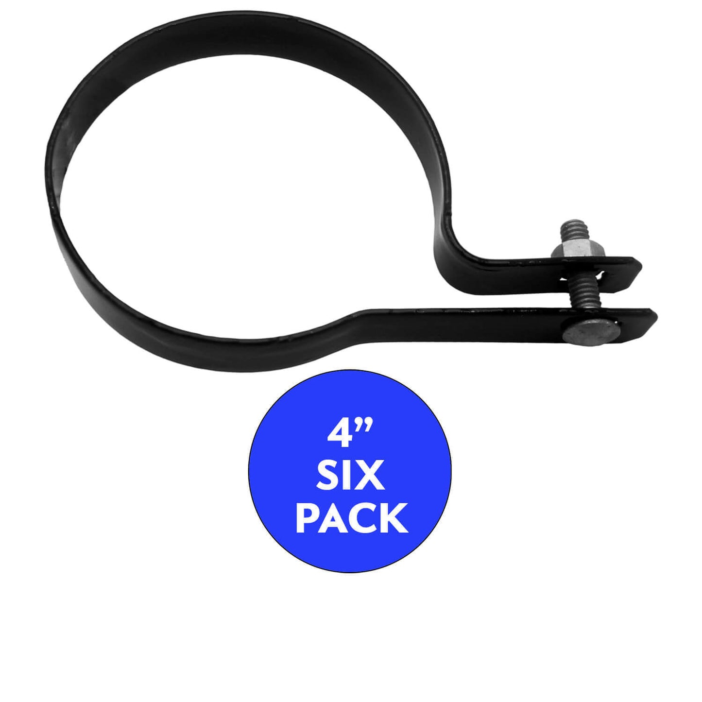 Tension Bands for Chain Link Fence - BLACK Powder Coated Chain Link Tension Band