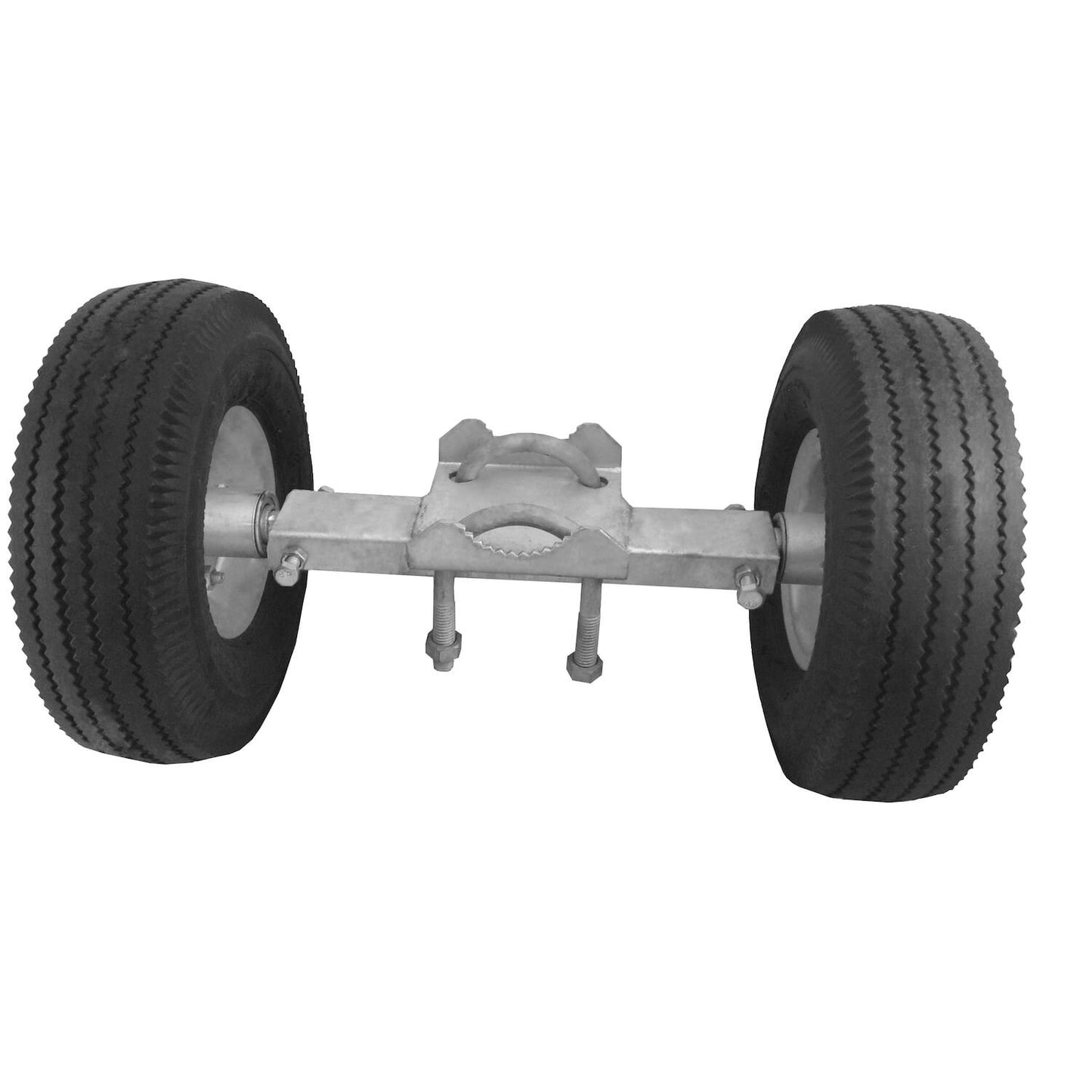 Gate Wheel Carriers for Chain Link Fence Rolling/Sliding Gates. Various Styles and Widths, Hard Rubber Wheels and Pneumatic Rubber Wheels