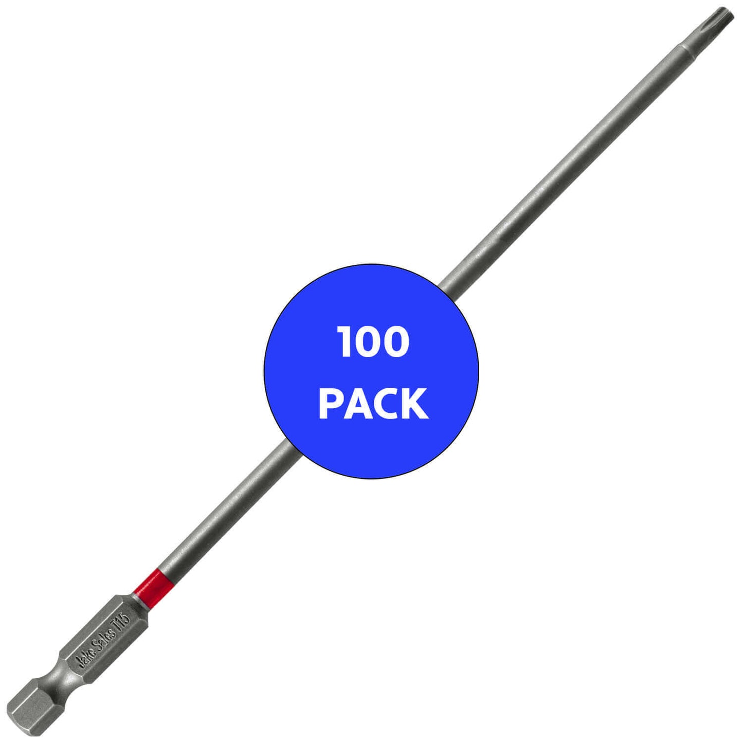 T15 (T-15) Torx/Star Driver Bit - Color Coded Torx/Star Drive Bit for Screws and Fasteners