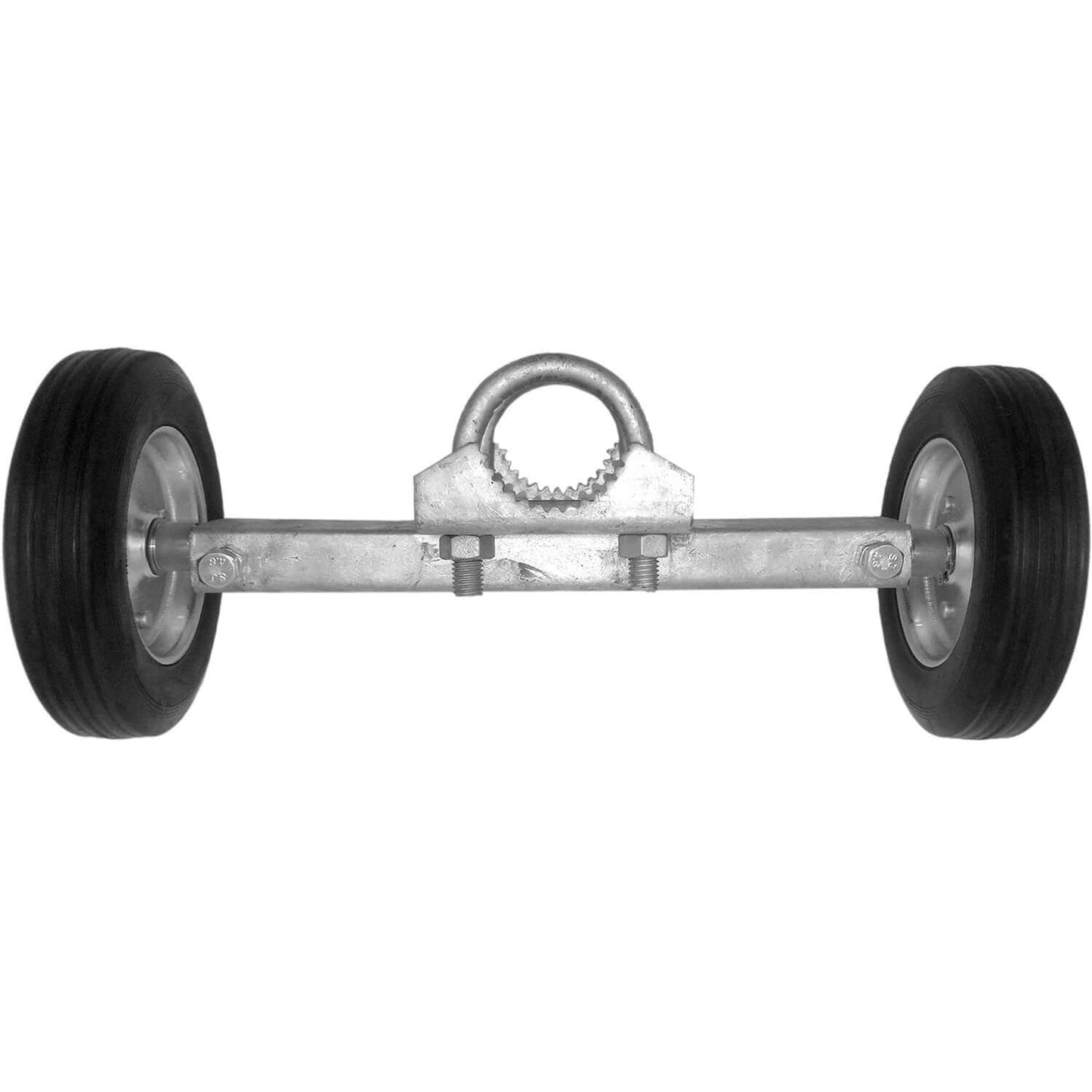 Gate Wheel Carriers for Chain Link Fence Rolling/Sliding Gates. Various Styles and Widths, Hard Rubber Wheels and Pneumatic Rubber Wheels