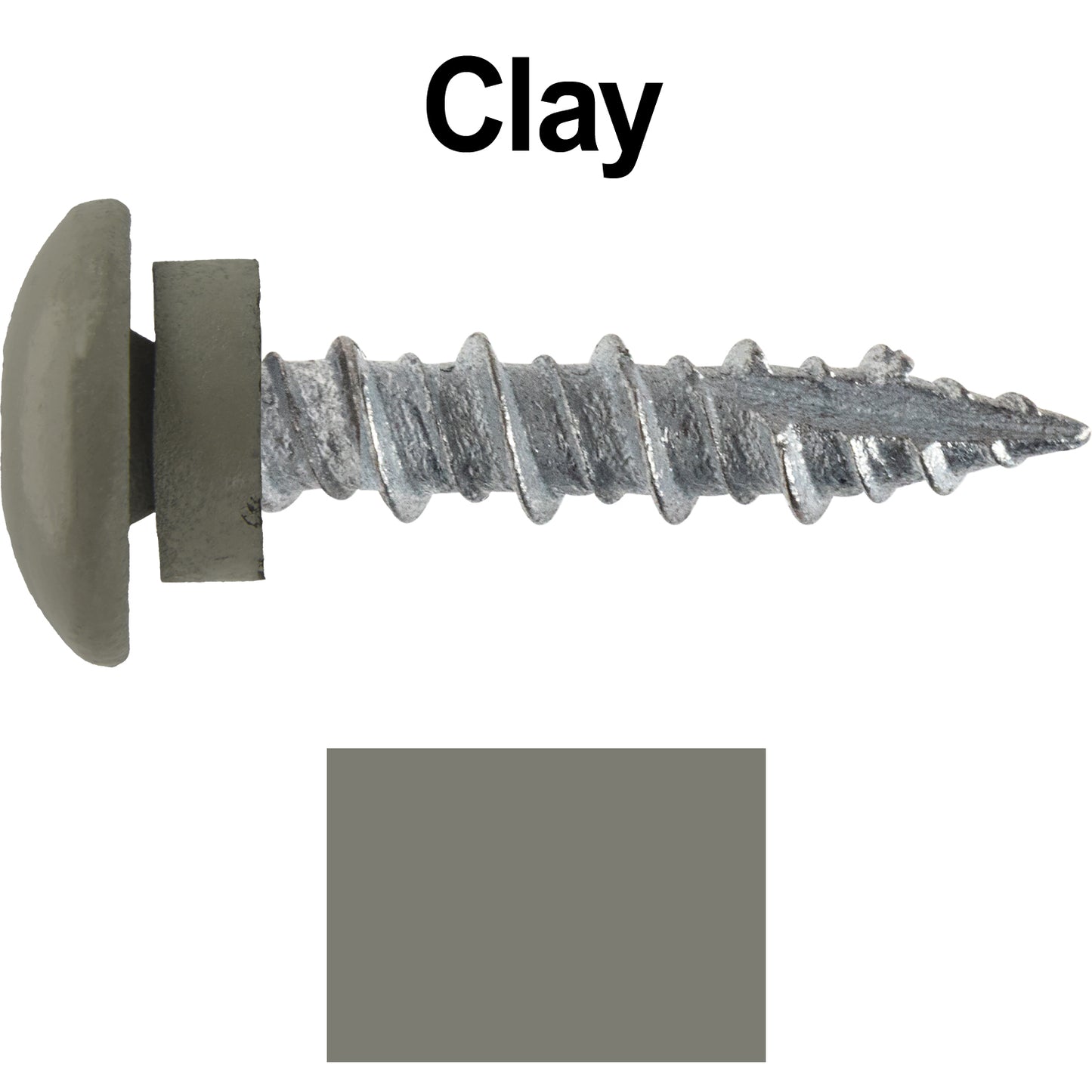 10 X 1" - LOW PROFILE Star Head Roofing Screws - HI-LO Thread - Metal To Wood - T25 Torx Drive Head - EPDM washer.