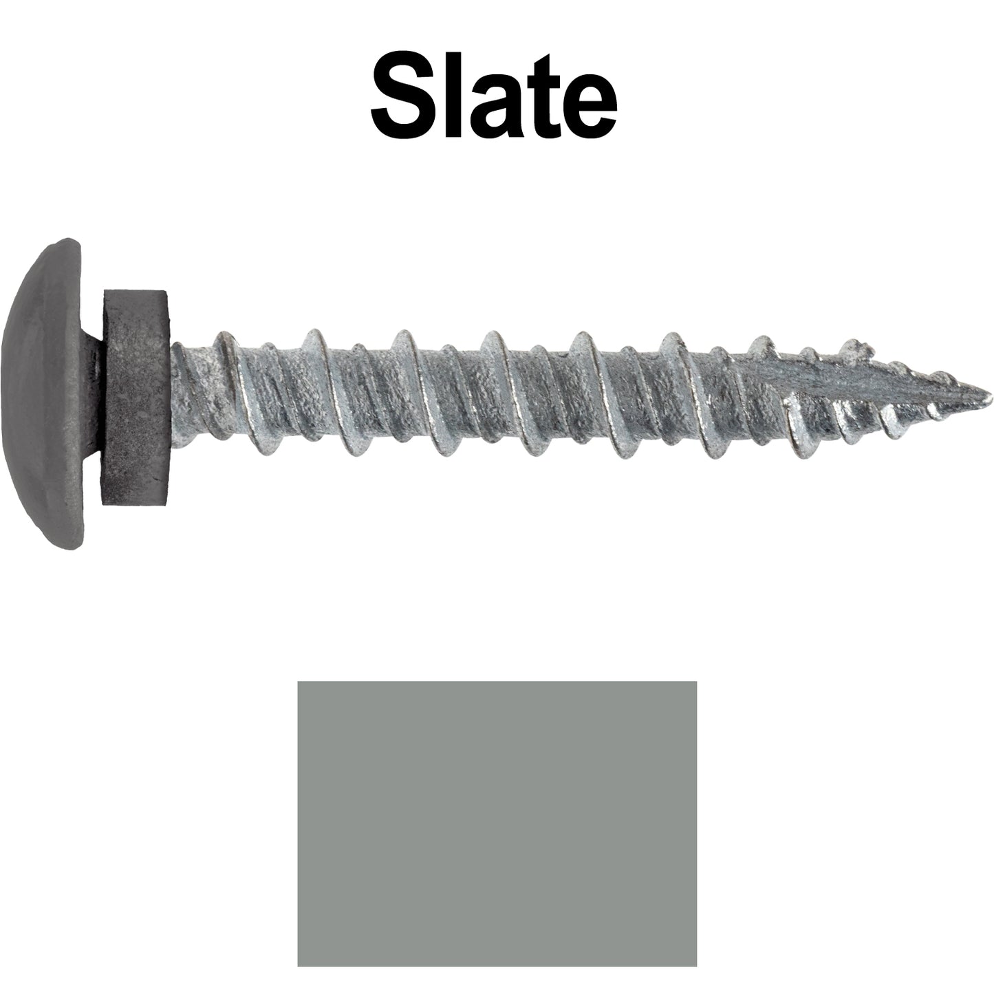 10 x 1-1/2” LOW PROFILE Star Head Roofing Screws - HI-LO Thread - Metal To Wood - T25 Torx Drive Head - EPDM washer