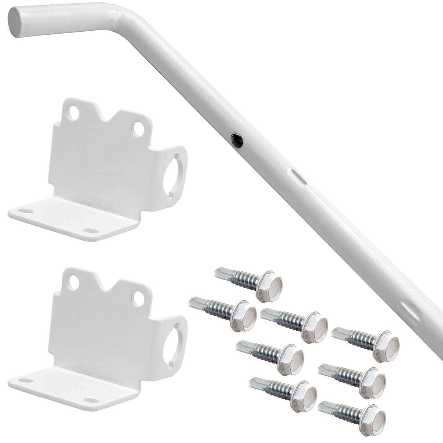 Vinyl Fence Gate Drop Rod - AKA Gate Drop Pin, Cane Bolt - Drop Rod -