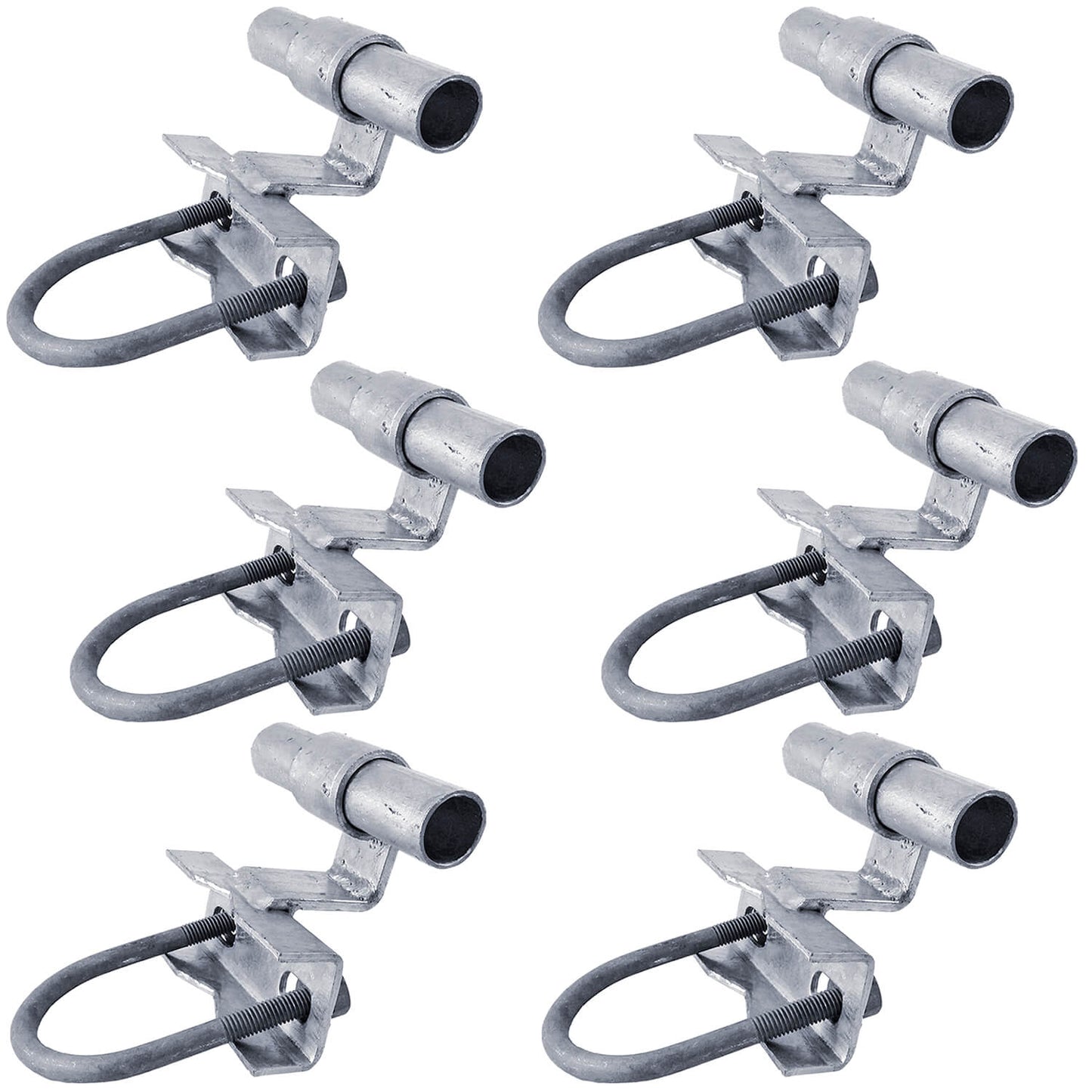 ROLLING/SLIDING GATE TRACK BRACKET: for 1-5/8" Track Rail and 1-5/8" to 2-7/8" Fence Post