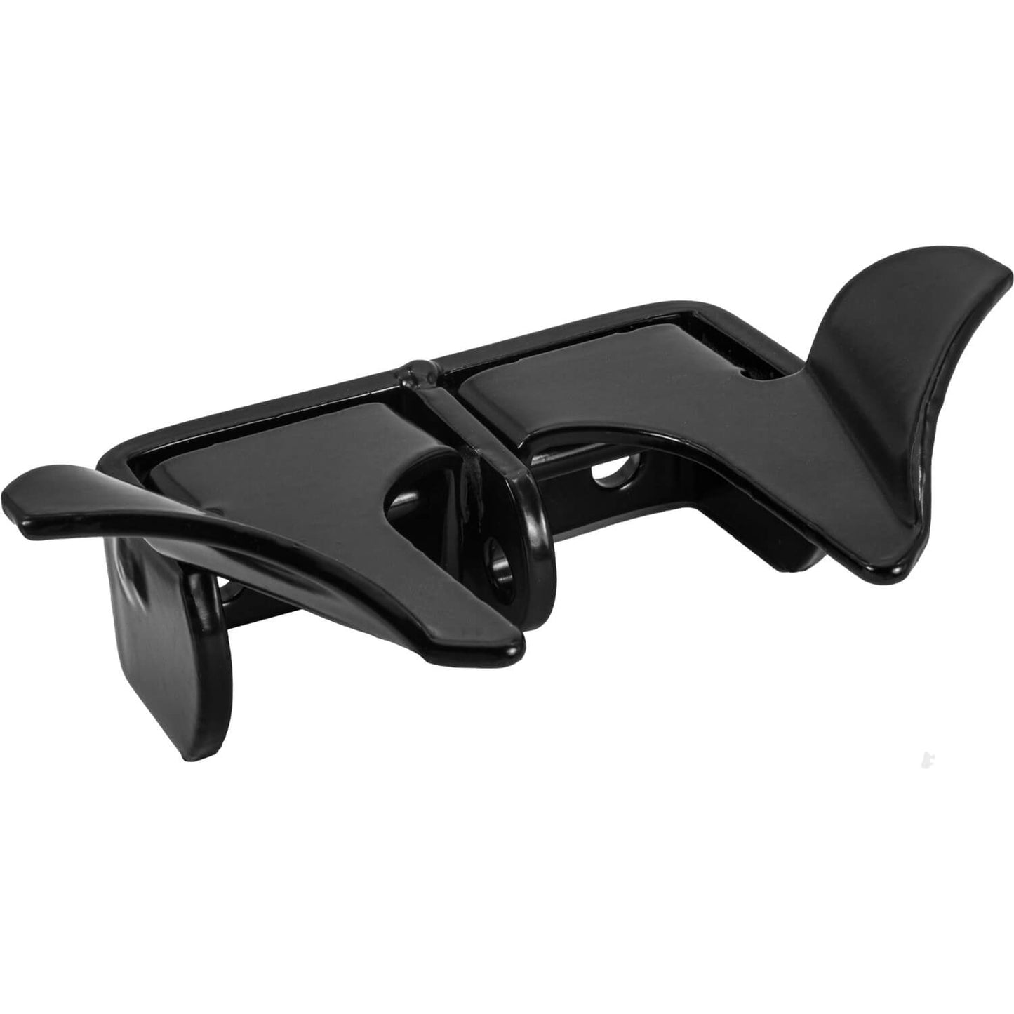 BLACK Wall Mount 1-3/8" FLAT BACK BUTTERFLY Latch - Chain link Fence Gate Latching Hardware