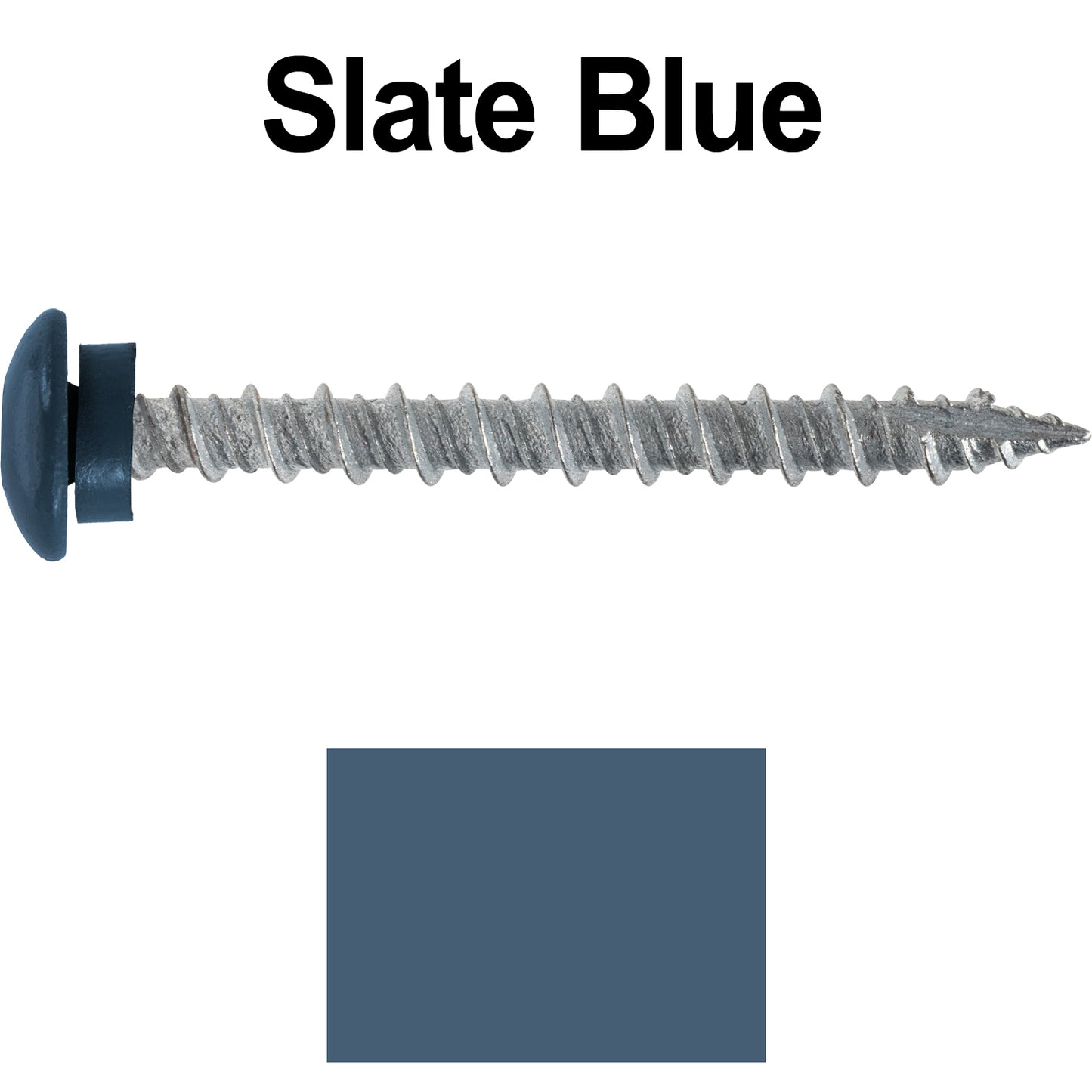 10 x 2" LOW PROFILE Star Head Roofing Screws - HI-LO Thread - Metal To Wood - T25 Torx Drive Head - EPDM washer.