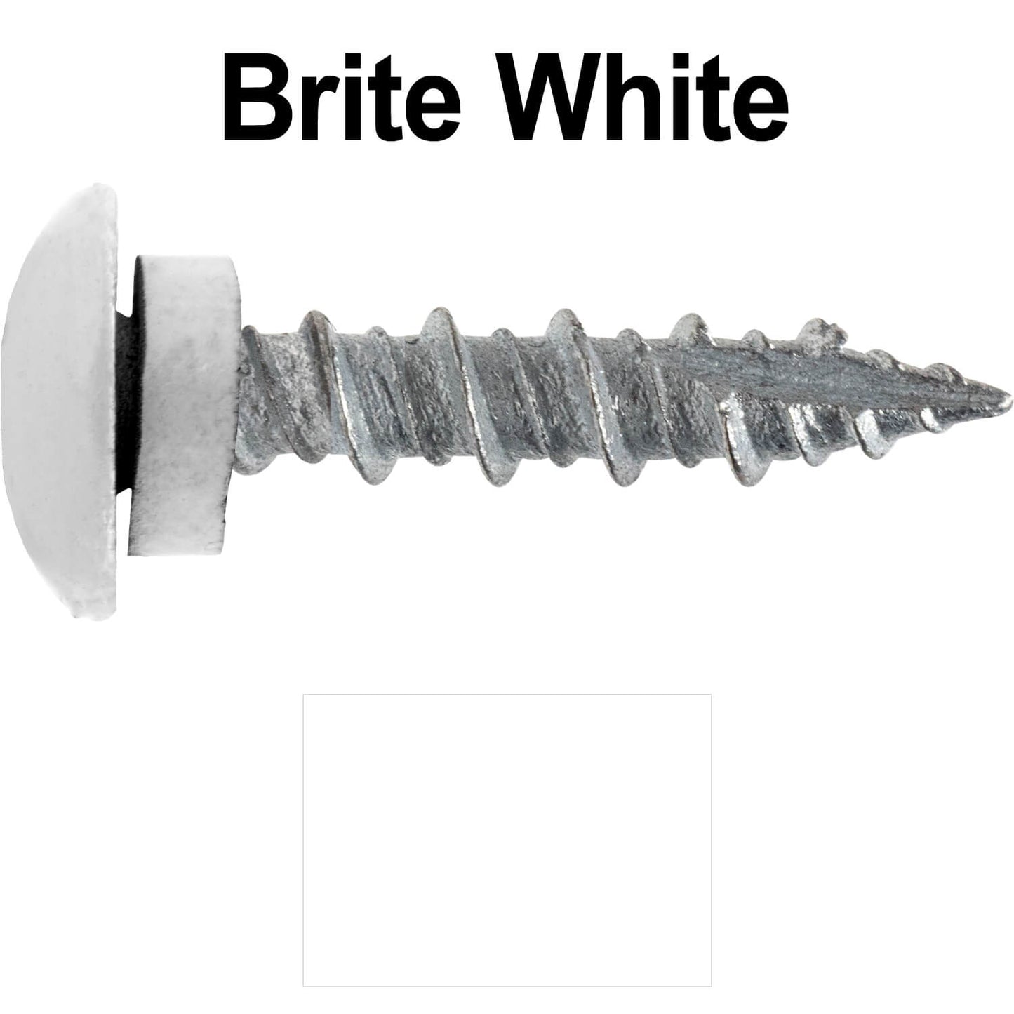 10 X 1" - LOW PROFILE Star Head Roofing Screws - HI-LO Thread - Metal To Wood - T25 Torx Drive Head - EPDM washer.