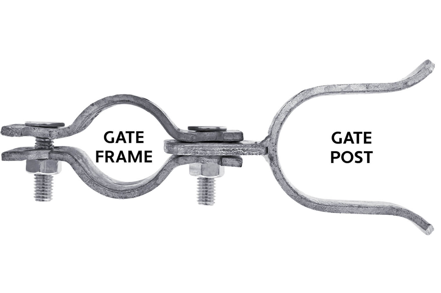 Chain Link Fence Gate Fork Latch - Fence Gate Latch - Galvanized Fence Gate Latch With Hole for Padlock