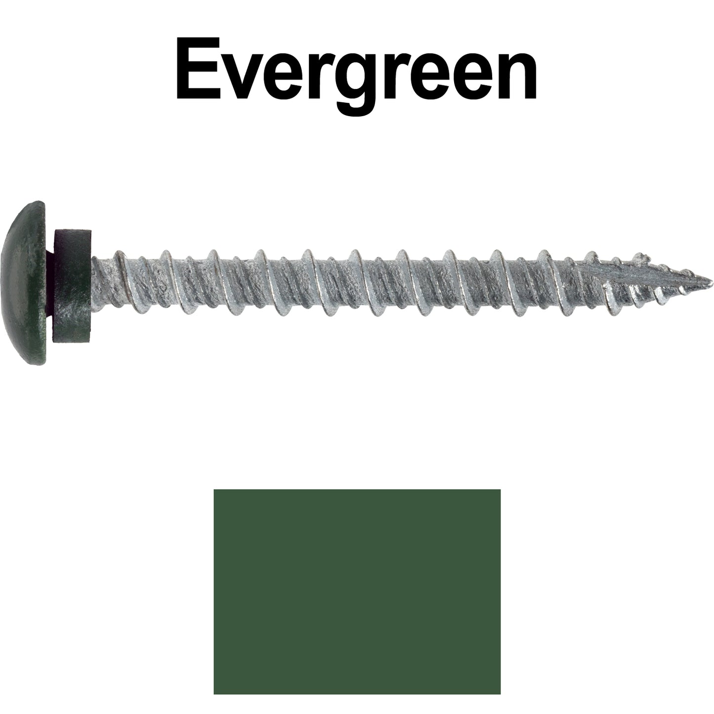 10 x 2" LOW PROFILE Star Head Roofing Screws - HI-LO Thread - Metal To Wood - T25 Torx Drive Head - EPDM washer.