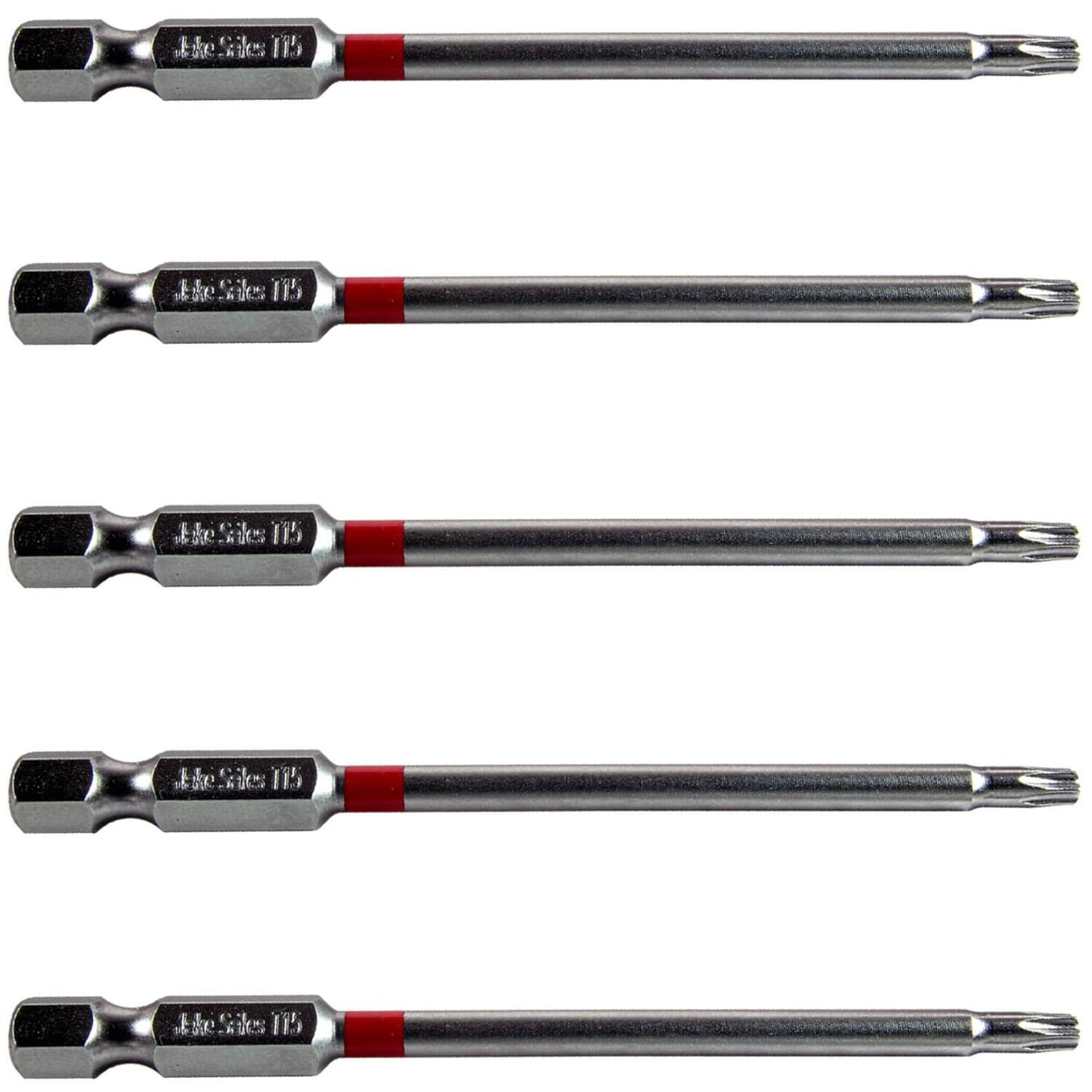 T15 (T-15) Torx/Star Driver Bit - Color Coded Torx/Star Drive Bit for Screws and Fasteners