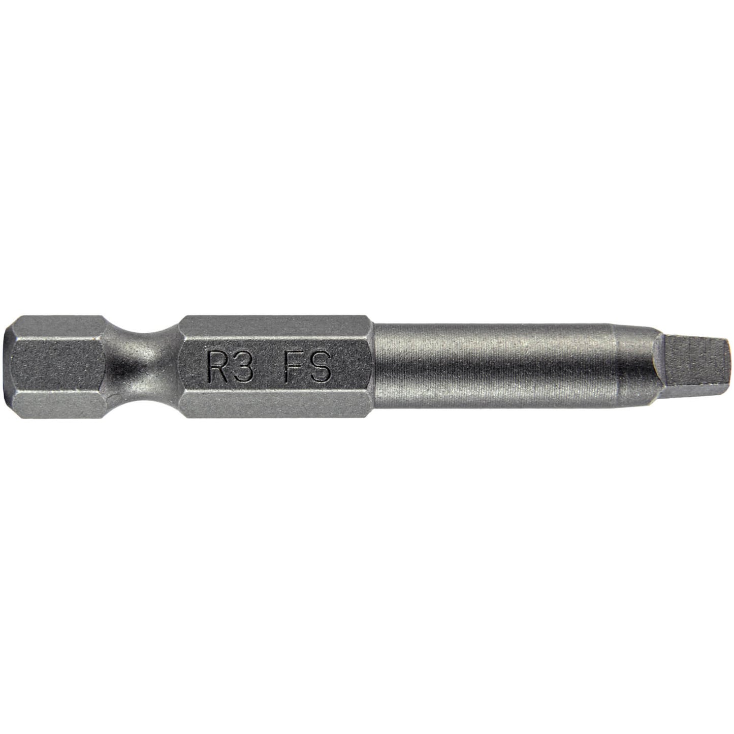 SQUARE BIT DRIVERS: 2 inch - #1, #2, #3 Robertson (R1/R2) - Quick-Change Shank