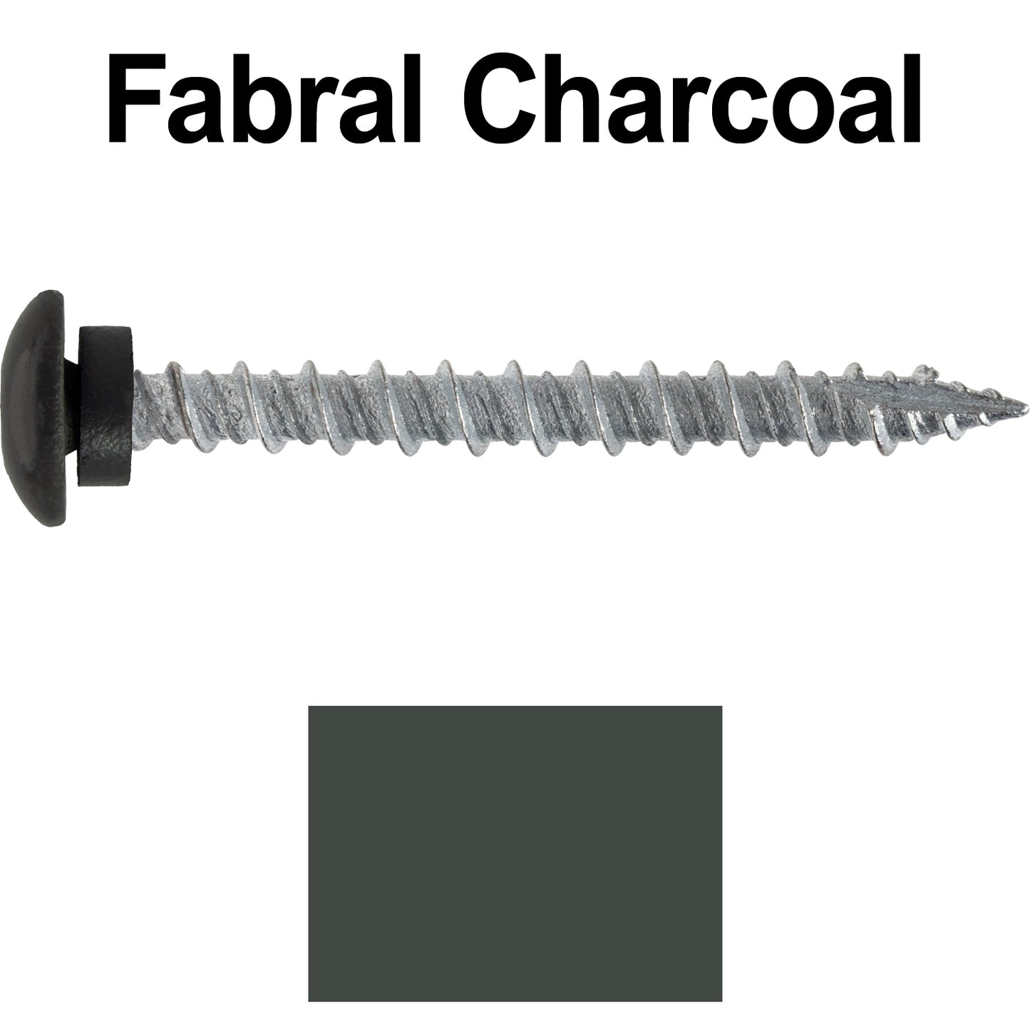 10 x 2" LOW PROFILE Star Head Roofing Screws - HI-LO Thread - Metal To Wood - T25 Torx Drive Head - EPDM washer.
