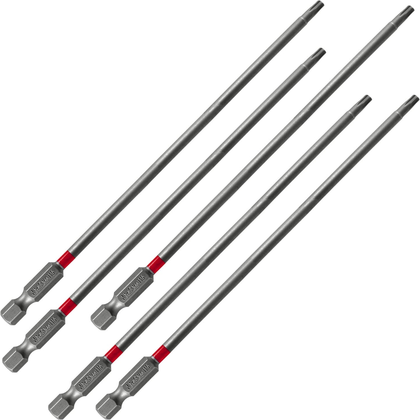 T15 (T-15) Torx/Star Driver Bit - Color Coded Torx/Star Drive Bit for Screws and Fasteners