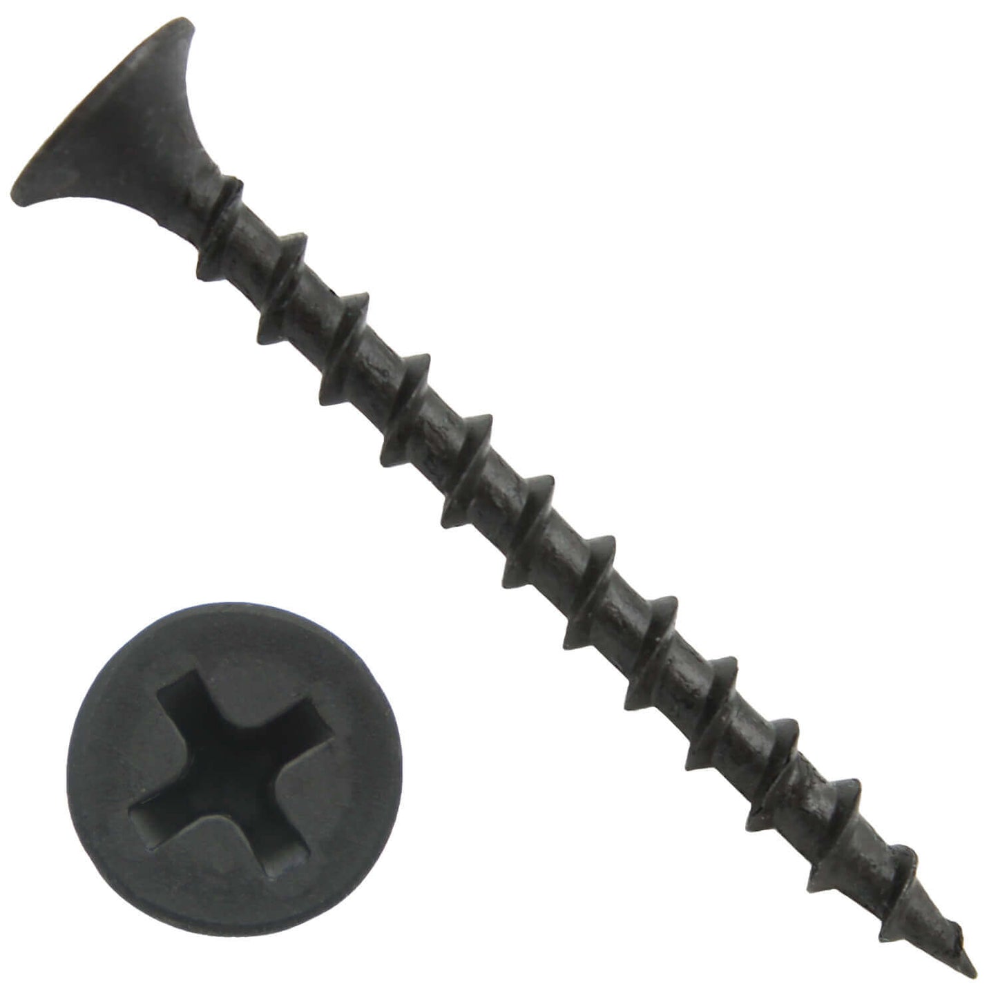Gray Phosphate Coarse Thread Drywall Screws - Drywall, Gypsum board, Sheet rock, Plasterboard Screws. Use for all purpose wood screws.