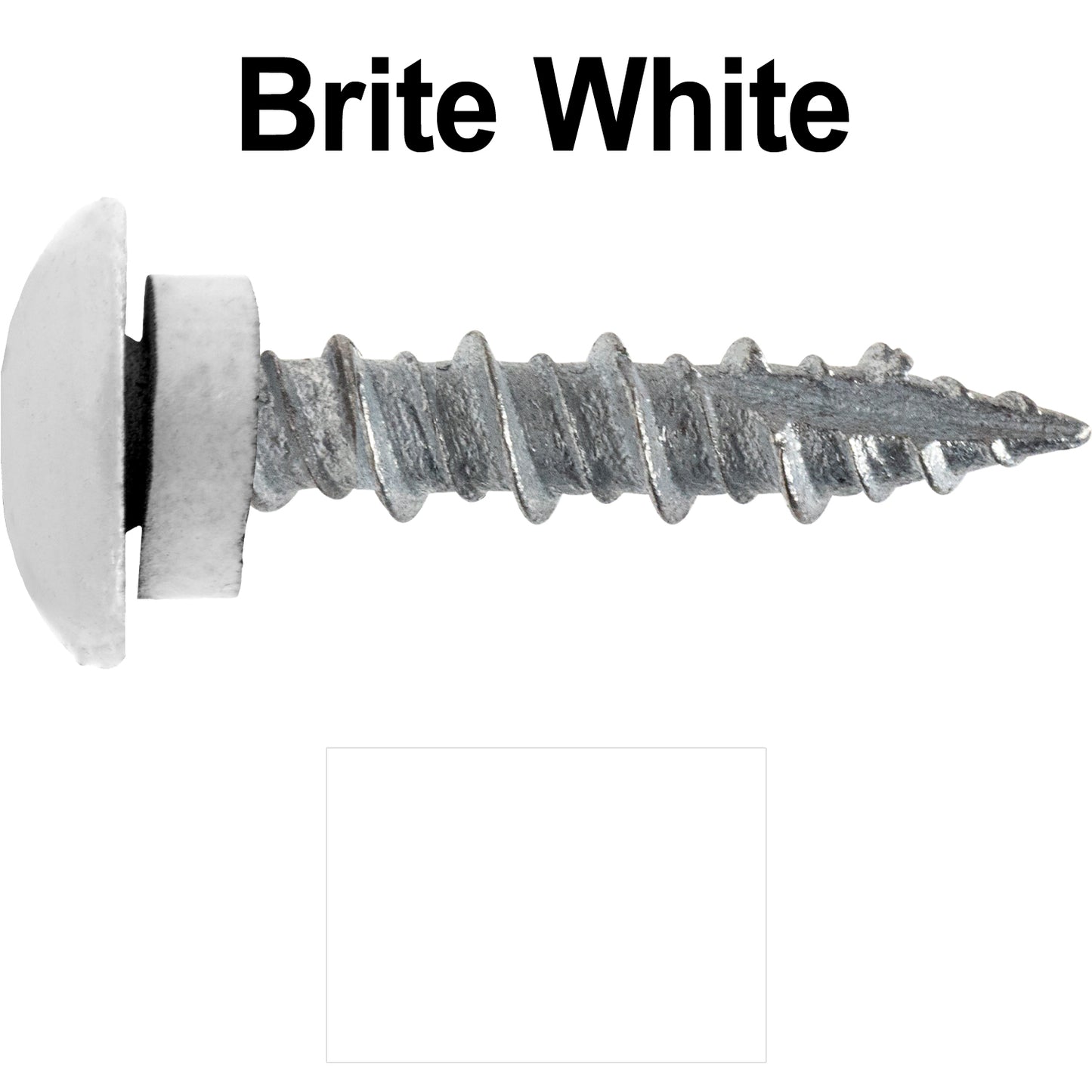 10 X 1" - LOW PROFILE Star Head Roofing Screws - HI-LO Thread - Metal To Wood - T25 Torx Drive Head - EPDM washer.