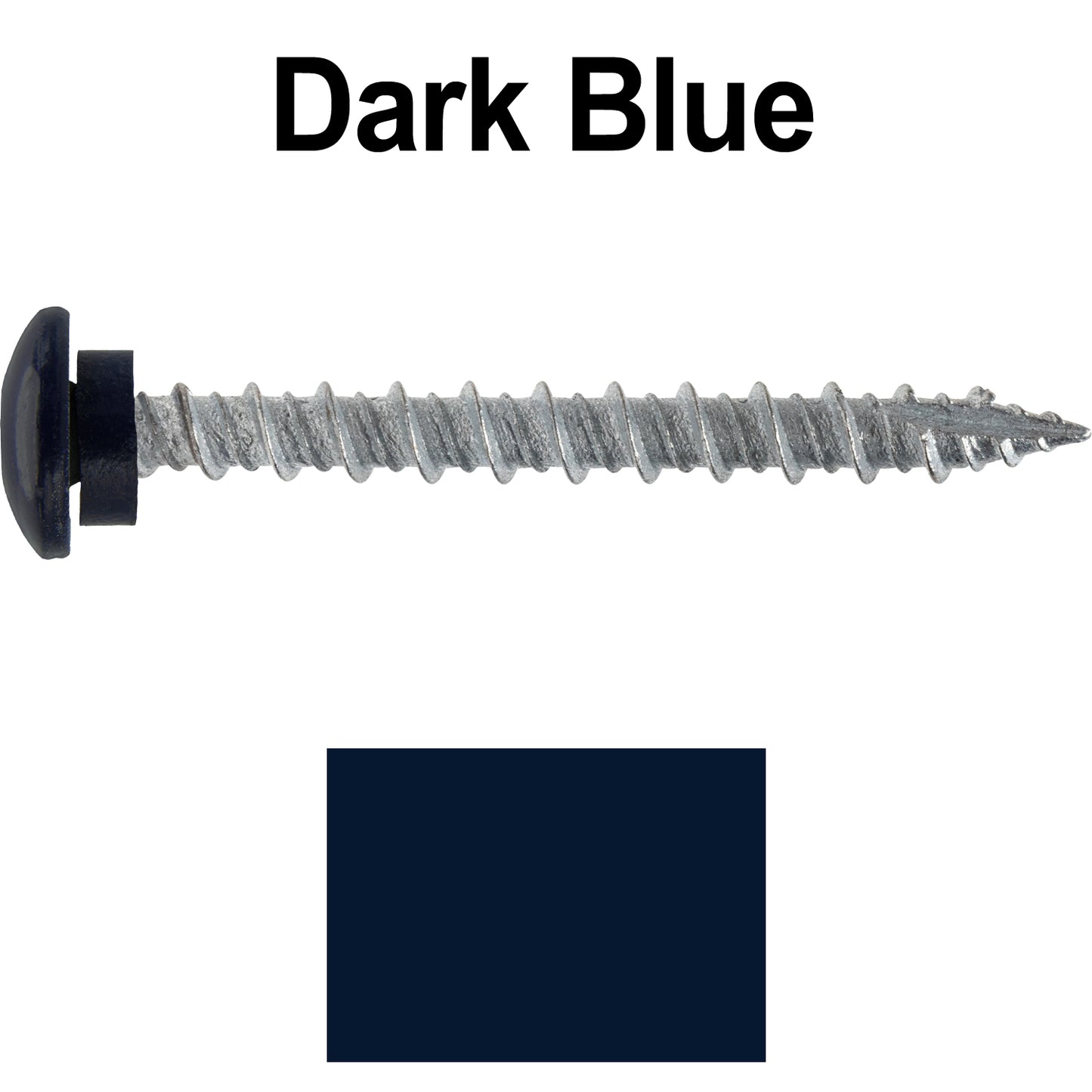 10 x 2" LOW PROFILE Star Head Roofing Screws - HI-LO Thread - Metal To Wood - T25 Torx Drive Head - EPDM washer.