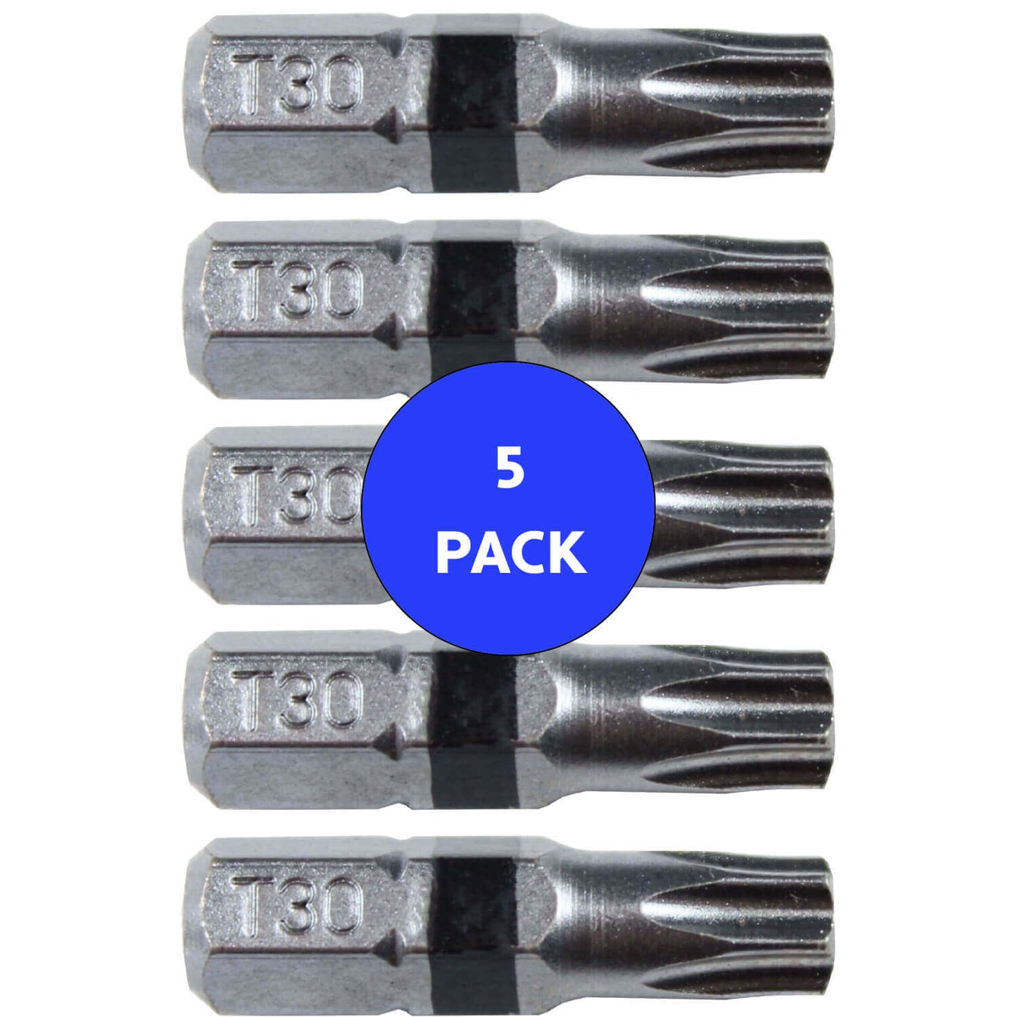 T30 (T-30) Torx/Star Driver Bit - Color Coded T30 Torx/Star Drive Bit for Screws and Fasteners Requiring T30 (T-30) Size Bits